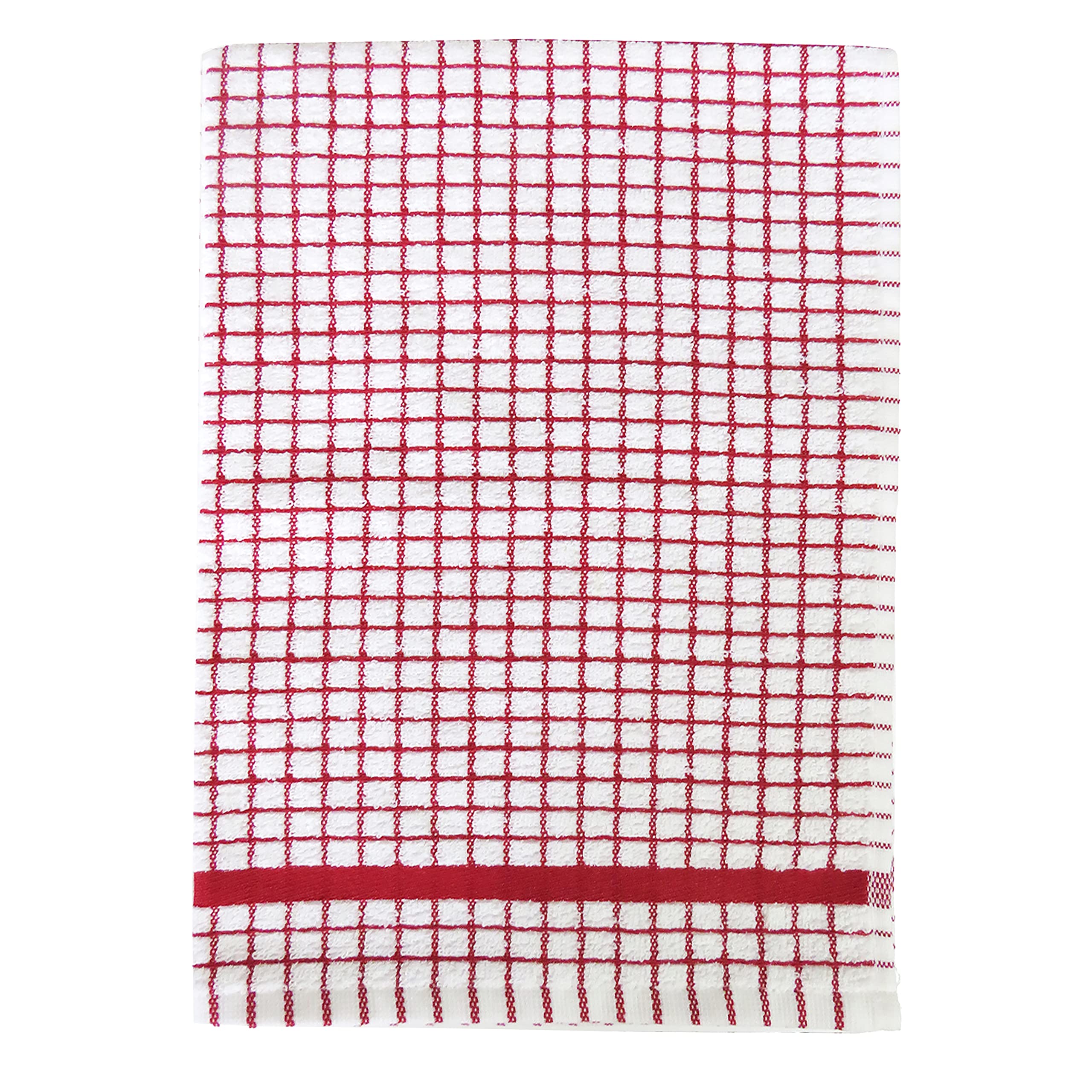 Samuel Lamont & Sons 706Rd Poli Dri Tea Towel, Red