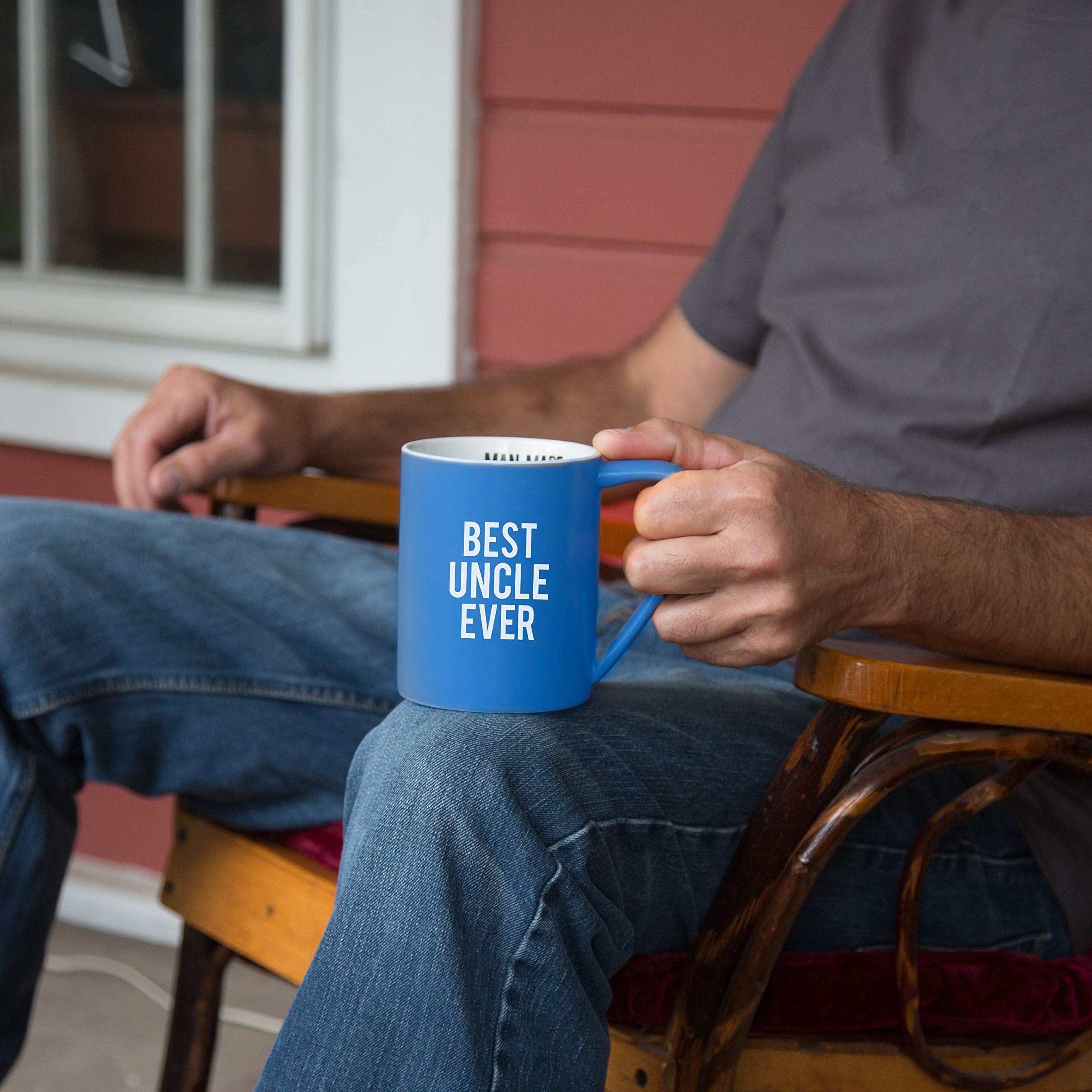 Pavilion Gift Company Best Uncle Ever Ceramic Mug, 18 Oz, Multicolor
