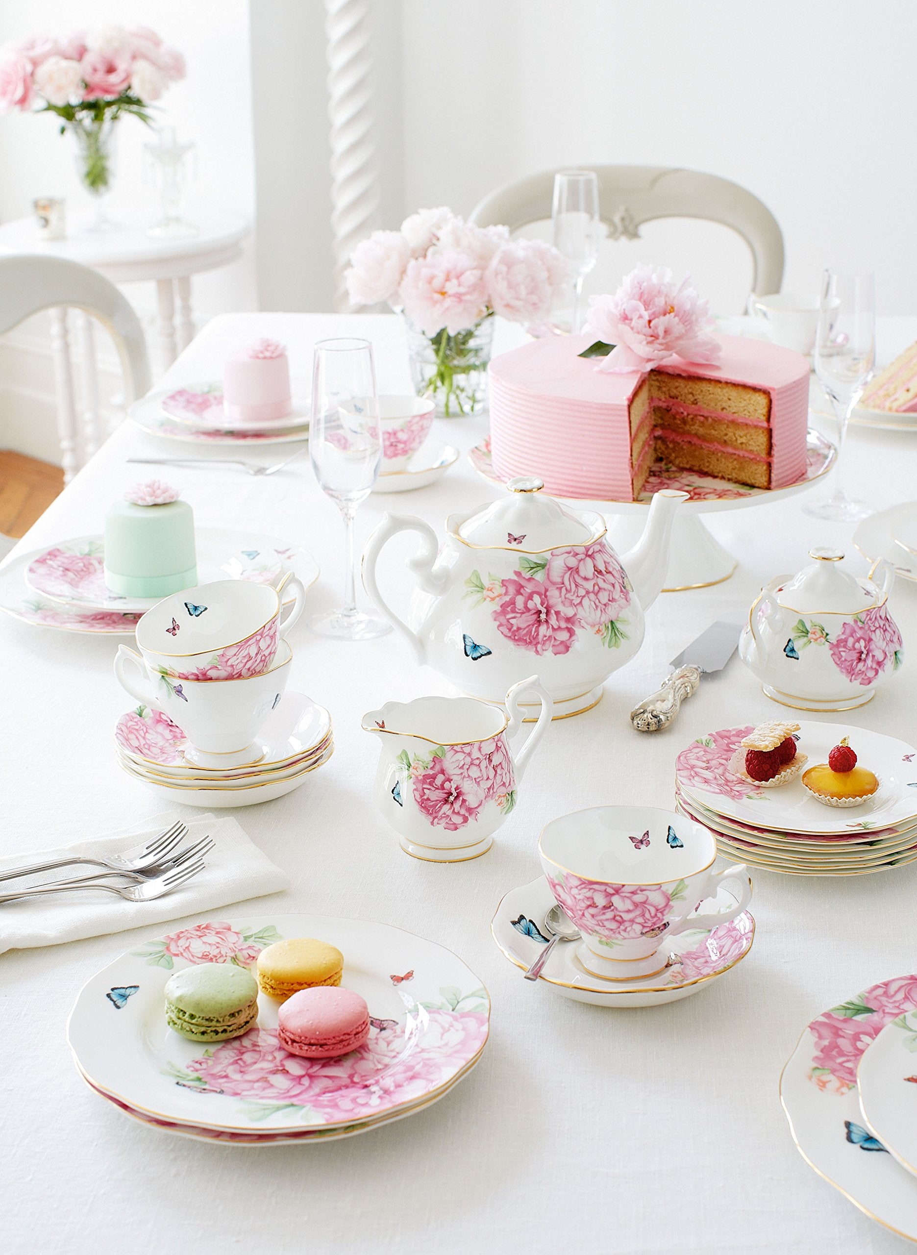 Miranda Kerr For Royal Albert Gratitude 3-Piece Set (Teacup, Saucer & Plate 8'')