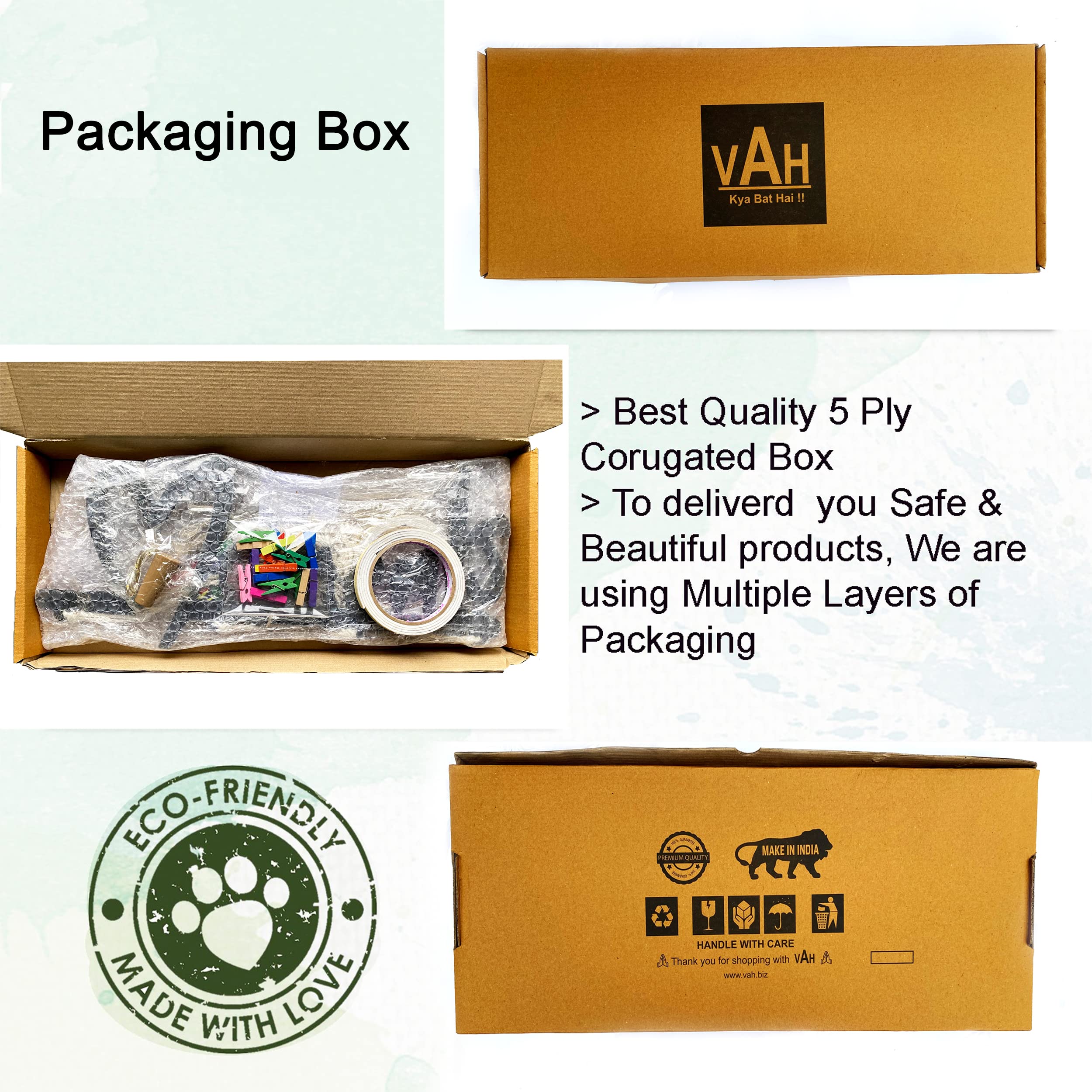 Vah-Kya Bat Hai !! Photo Wall Hanging, Memories Wall Hanging, Hanging Photo Frames For Wall Decoration, Moments Wall Hanging, Ph