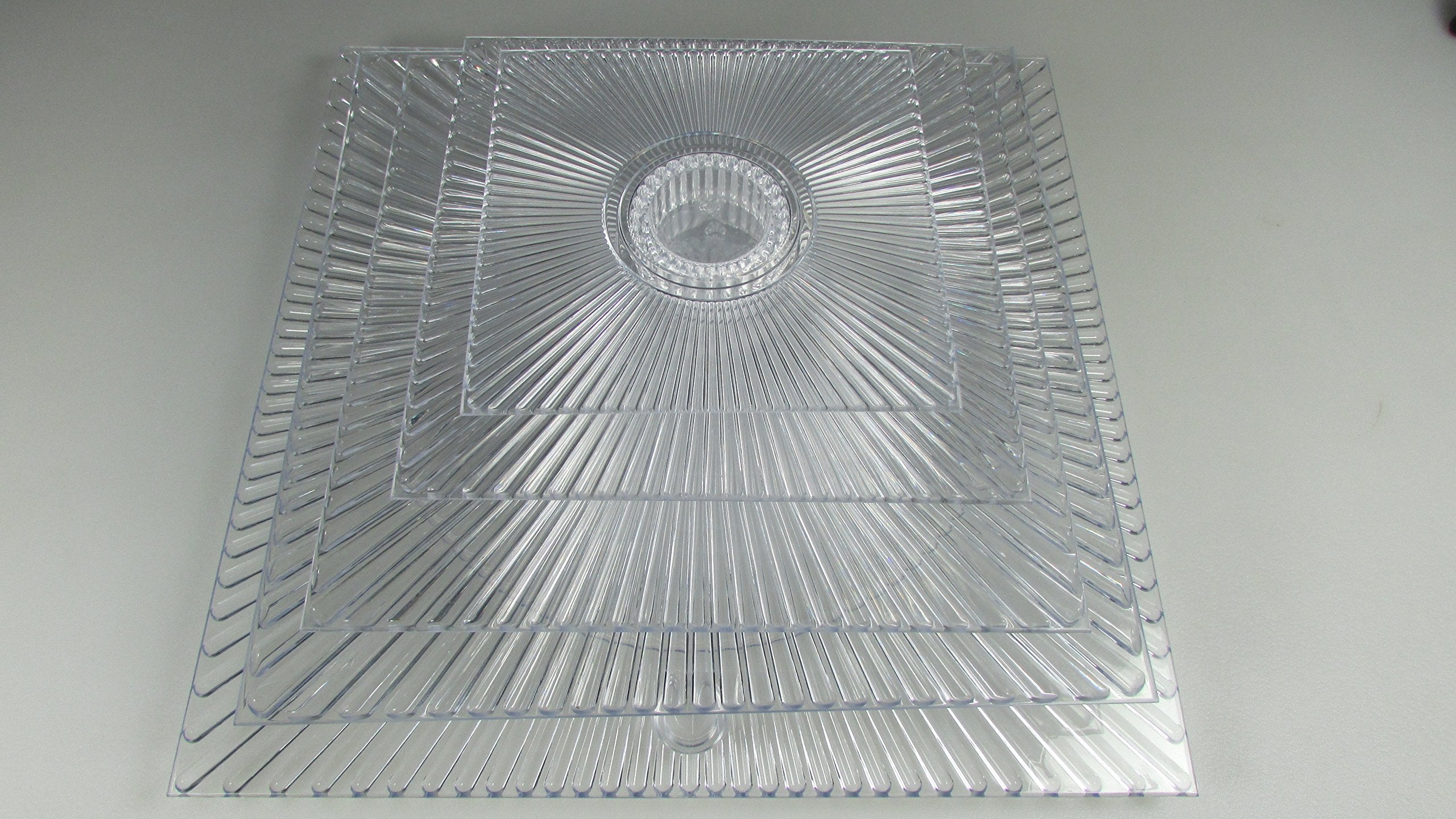 4 Tier Cascade Wedding Cake And Cupcake Stand Square (Sq415)