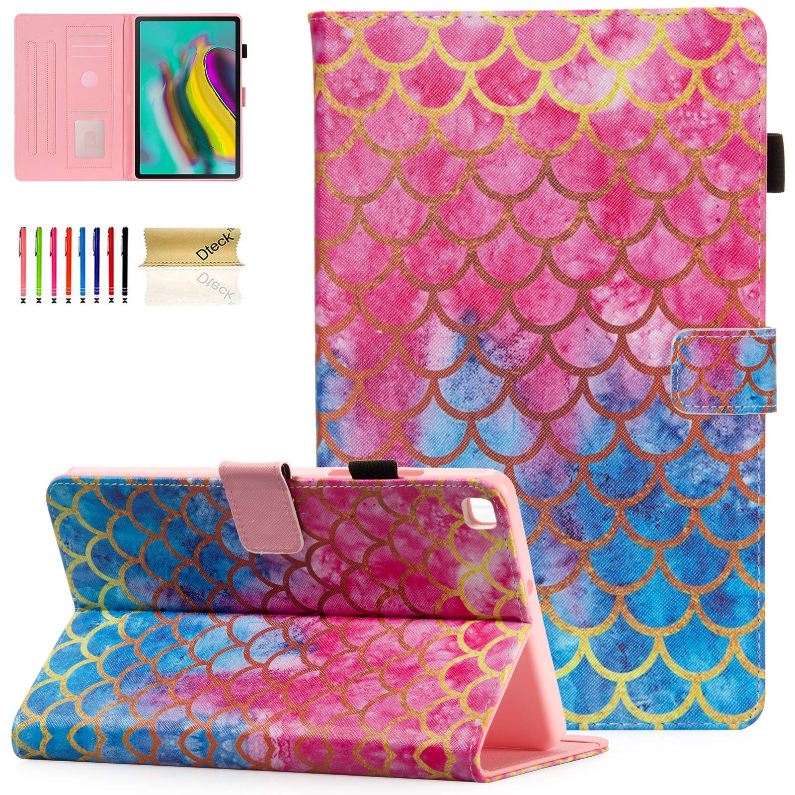 Dteck Case For Samsung Galaxy Tab S5E 105 Tablet Sm-T720T725 2019 Release - Slim Premium Pu Leather Multi-Angle Folio Stand Smar