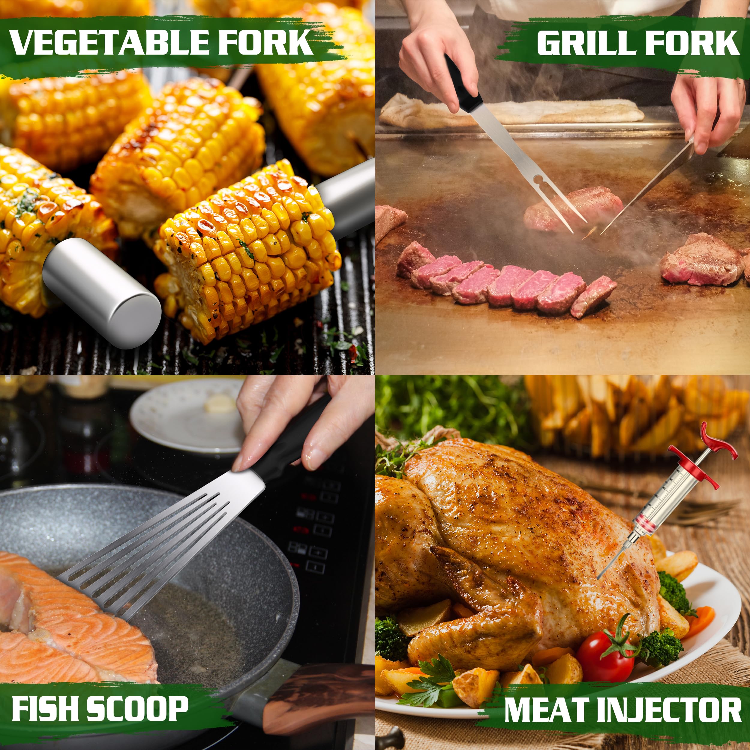 134 Pcs Blackstone Griddle Accessories Upgraded Griddle Accessories Kit - Perfect Flat Top Grill Accessories, Professional Round