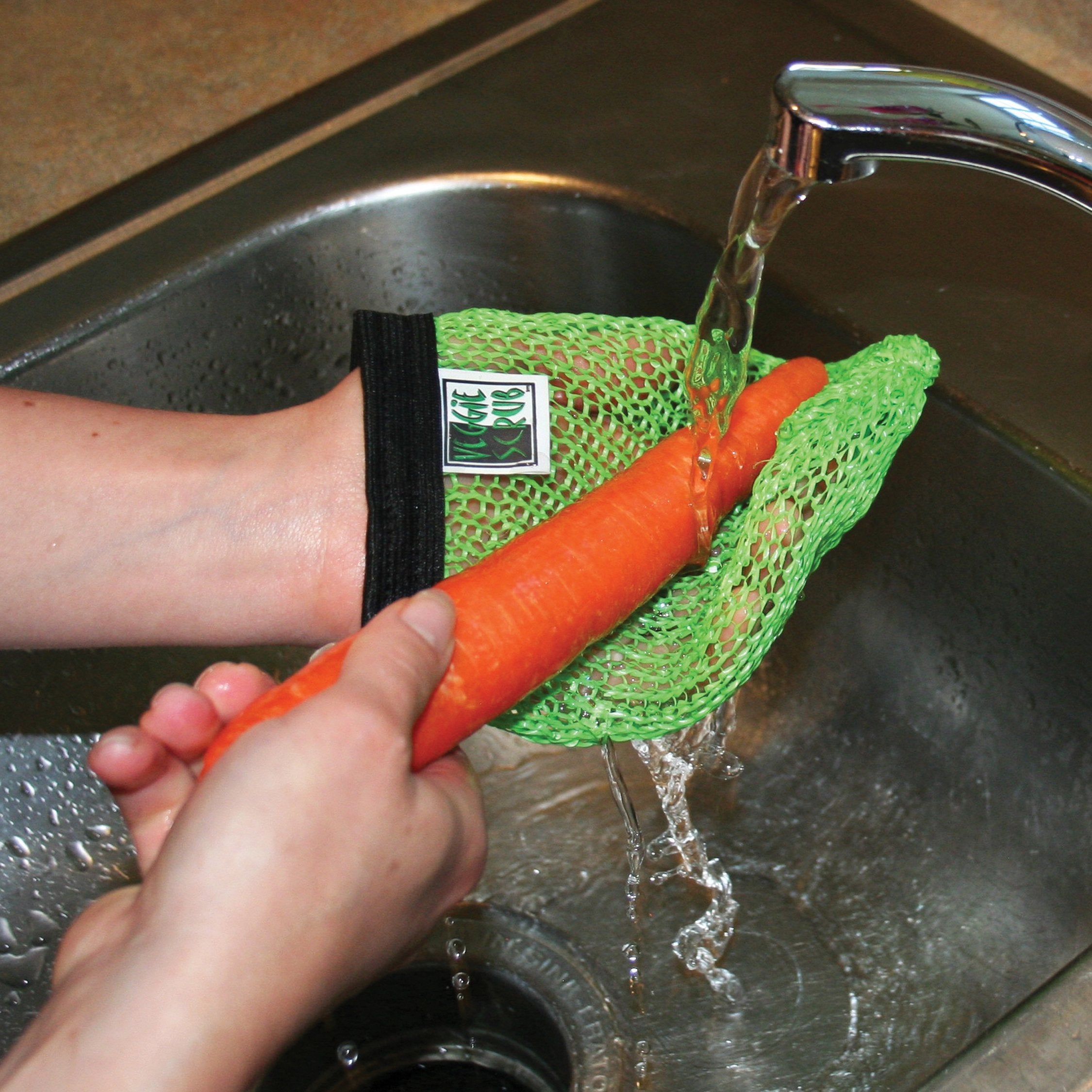 Hic Kitchen Veggie Scrub, Vegetable, Fruit And Herb Washer, Set Of 2