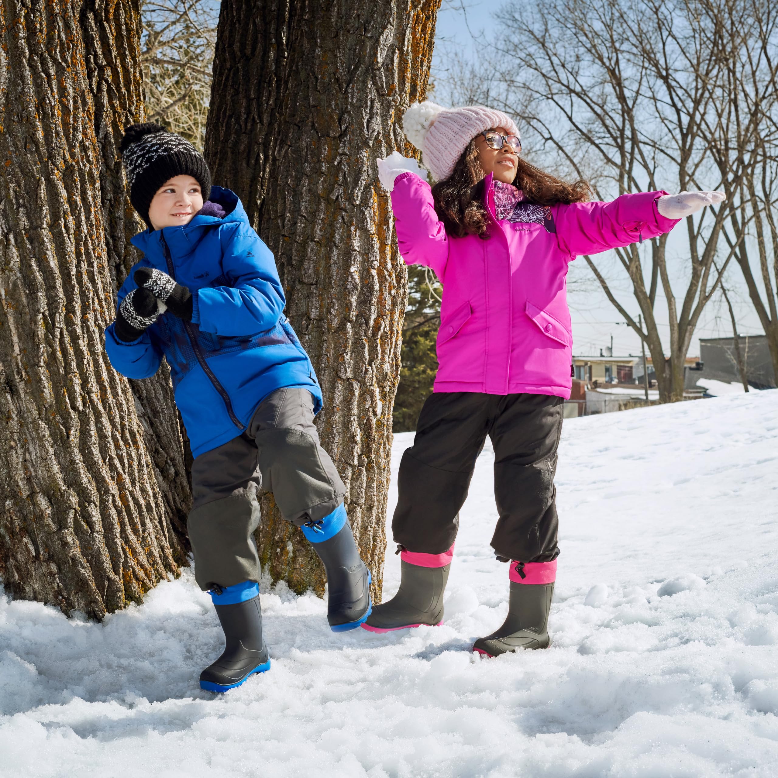 Kamik Snobuster1 Snow Boot, Navymagenta, 6 M Us Big Kid