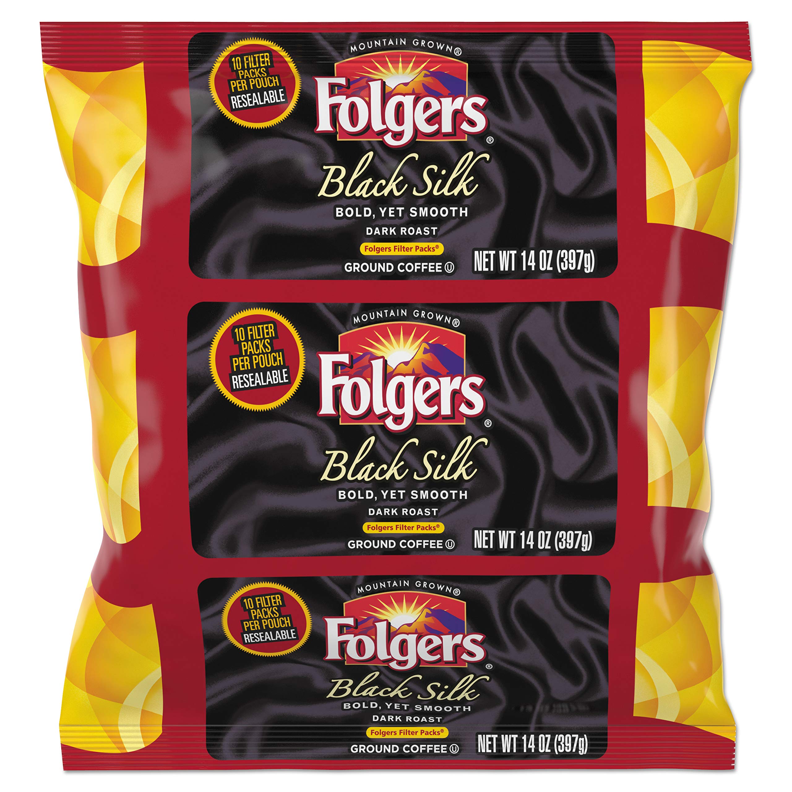 Folgers Black Silk Coffee Filter Packs - 1.4oz (Pack of 40)