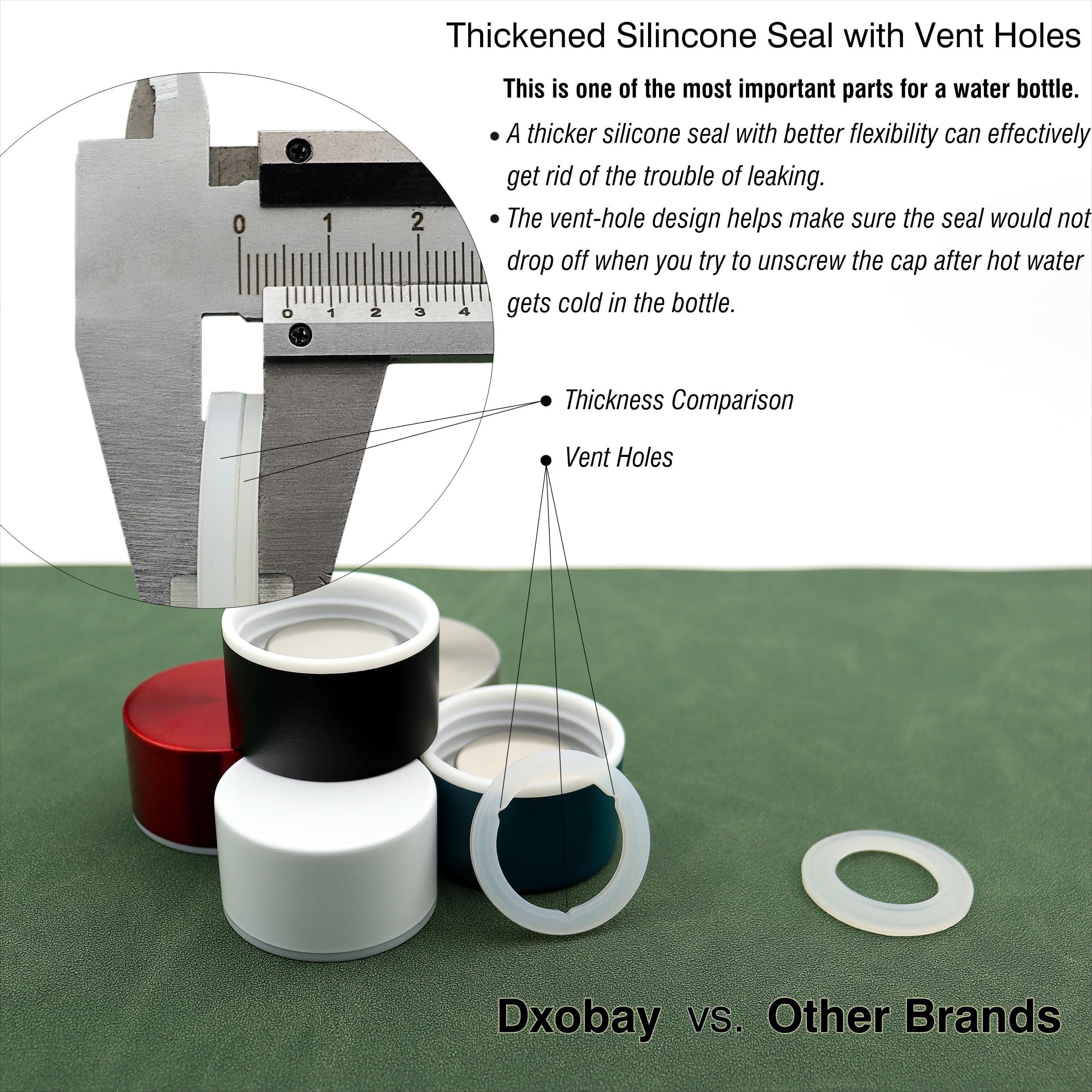 Dxobay Cute Small Water Bottle, 4.4 Fl. Oz, Pack Of 2, Mini Slim Flask For Kids, Portable Skinny Purse Water Bottle, Vacuum Insu