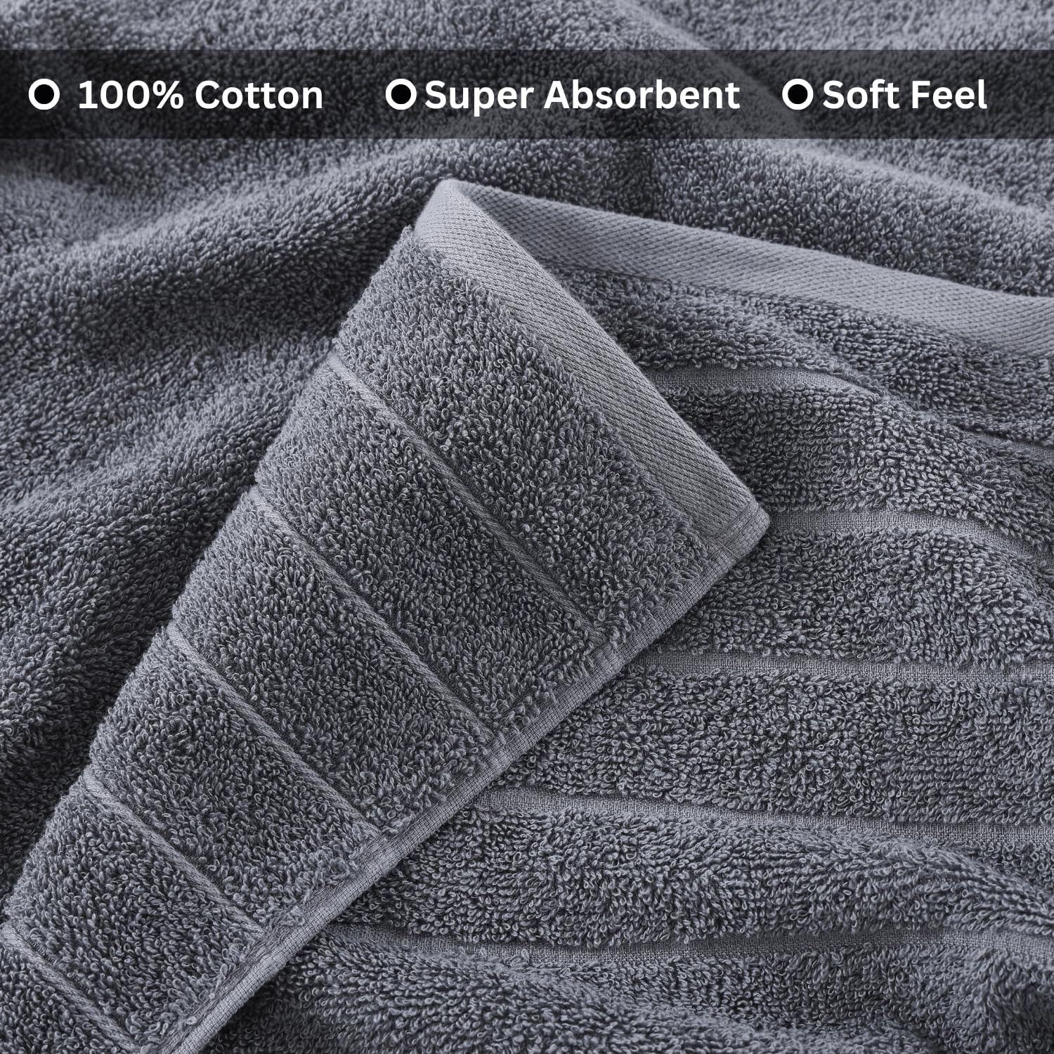 Casa Platino Bath Sheet Towels, 2 Pack Bath Sheet(36''X 72''), 100% Ring Spun Cotton Towels, Lightweight Towels For Bathroom, Ab