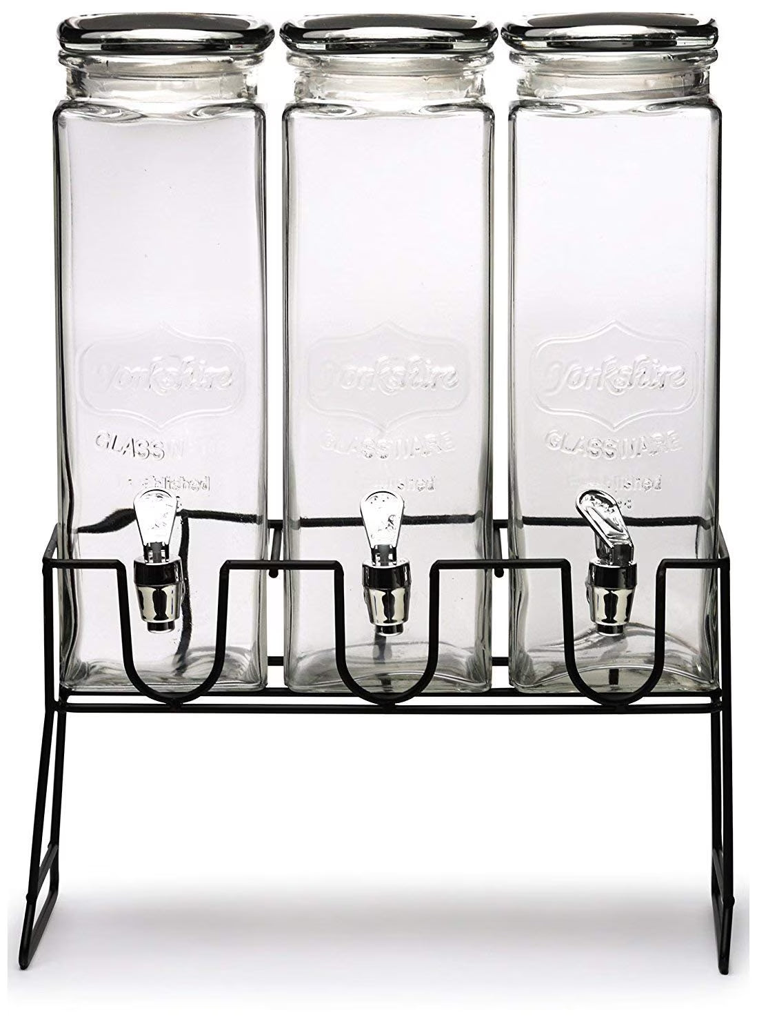 Triple XL Tall Yorkshire Beverage Dispensers 0.5 Gal Each