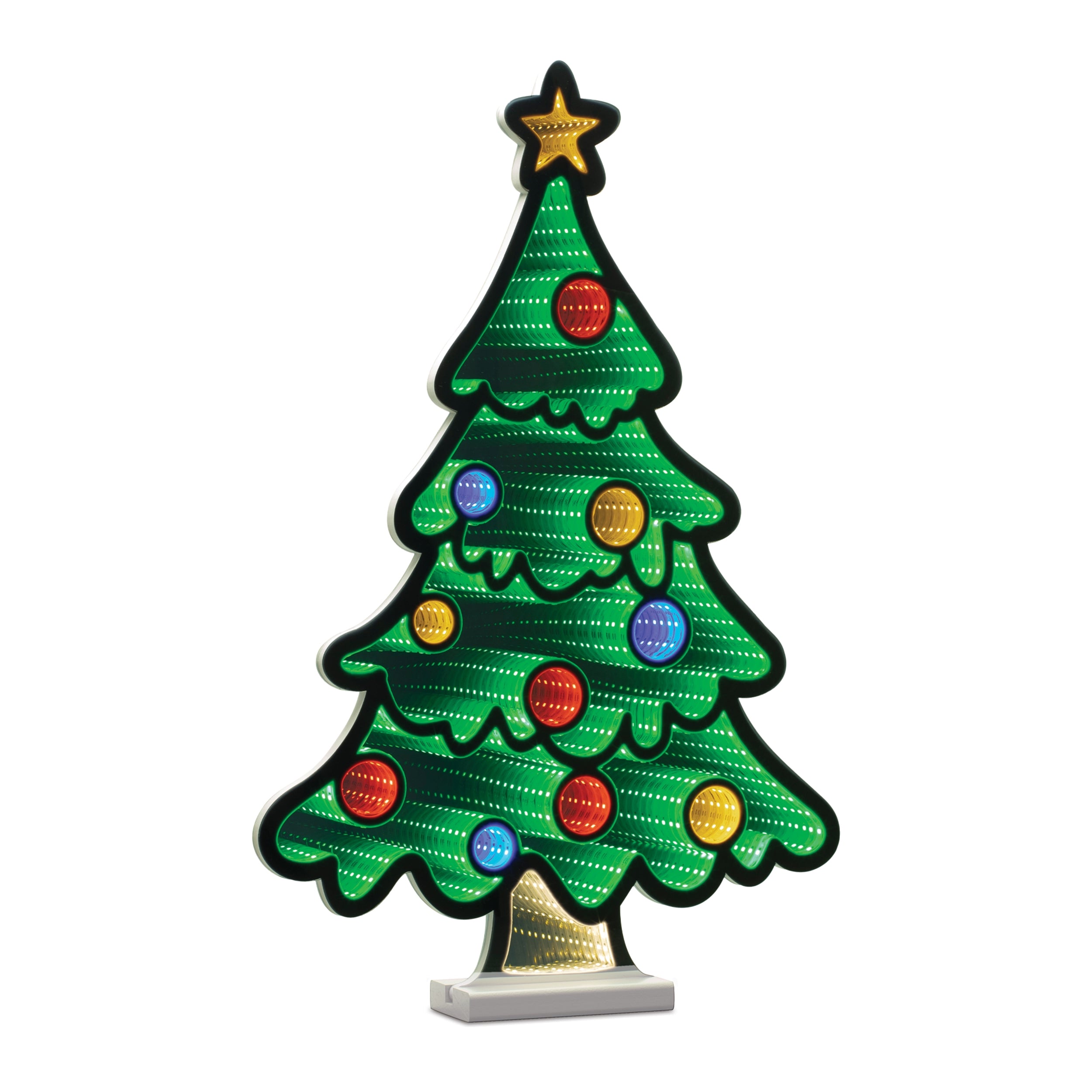 Christmas Tree Ekkolight 23.5H Acrylic UL Plug