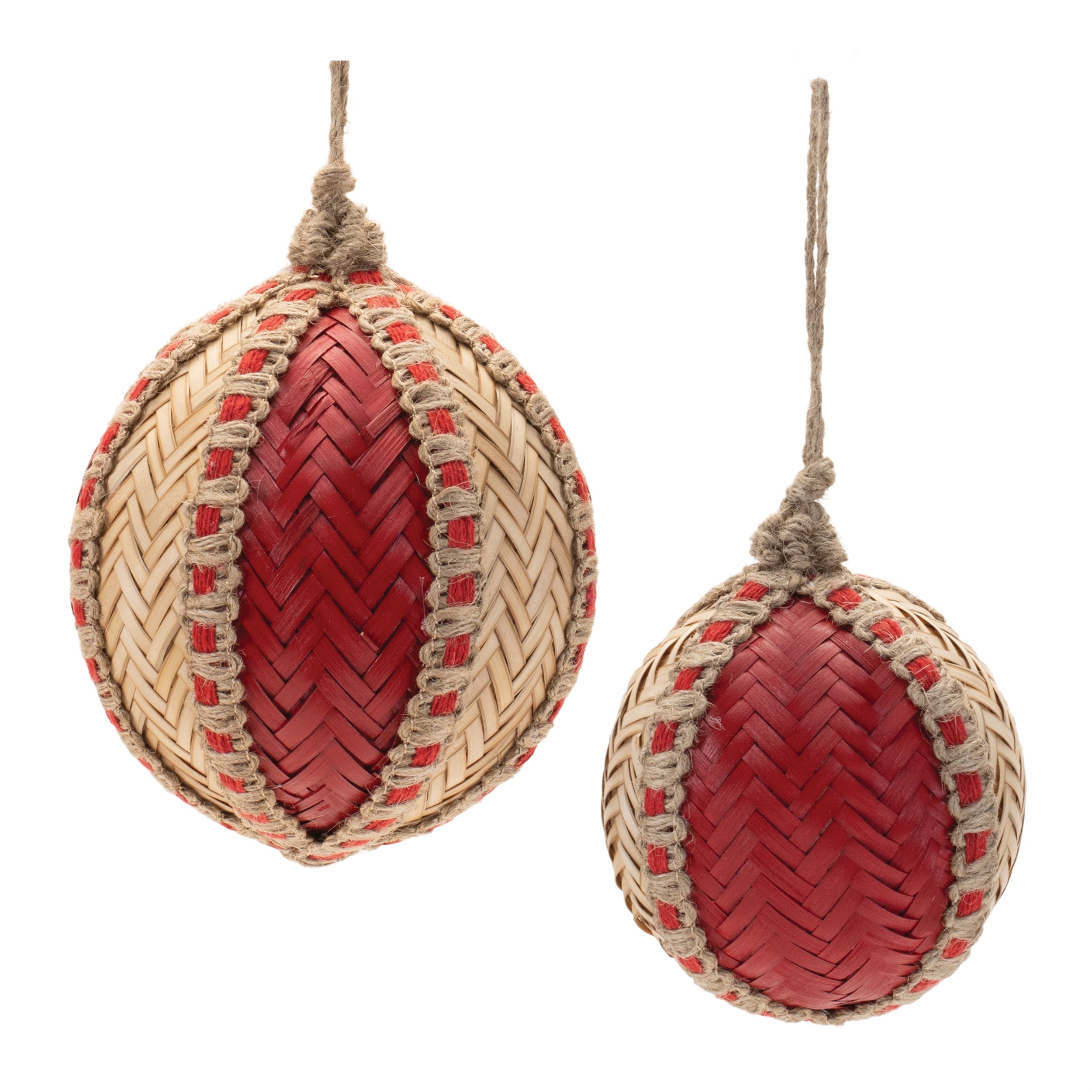 Ball Ornament (Set of 4) 3D, 4D Plastic/Bamboo