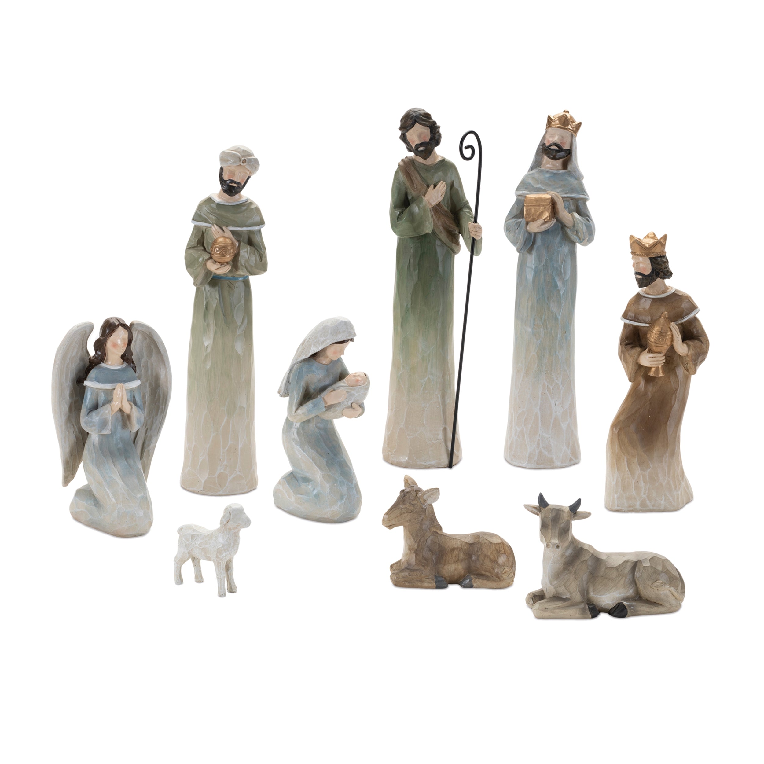 Nativity (Set of 9) 3H - 11.75H Resin