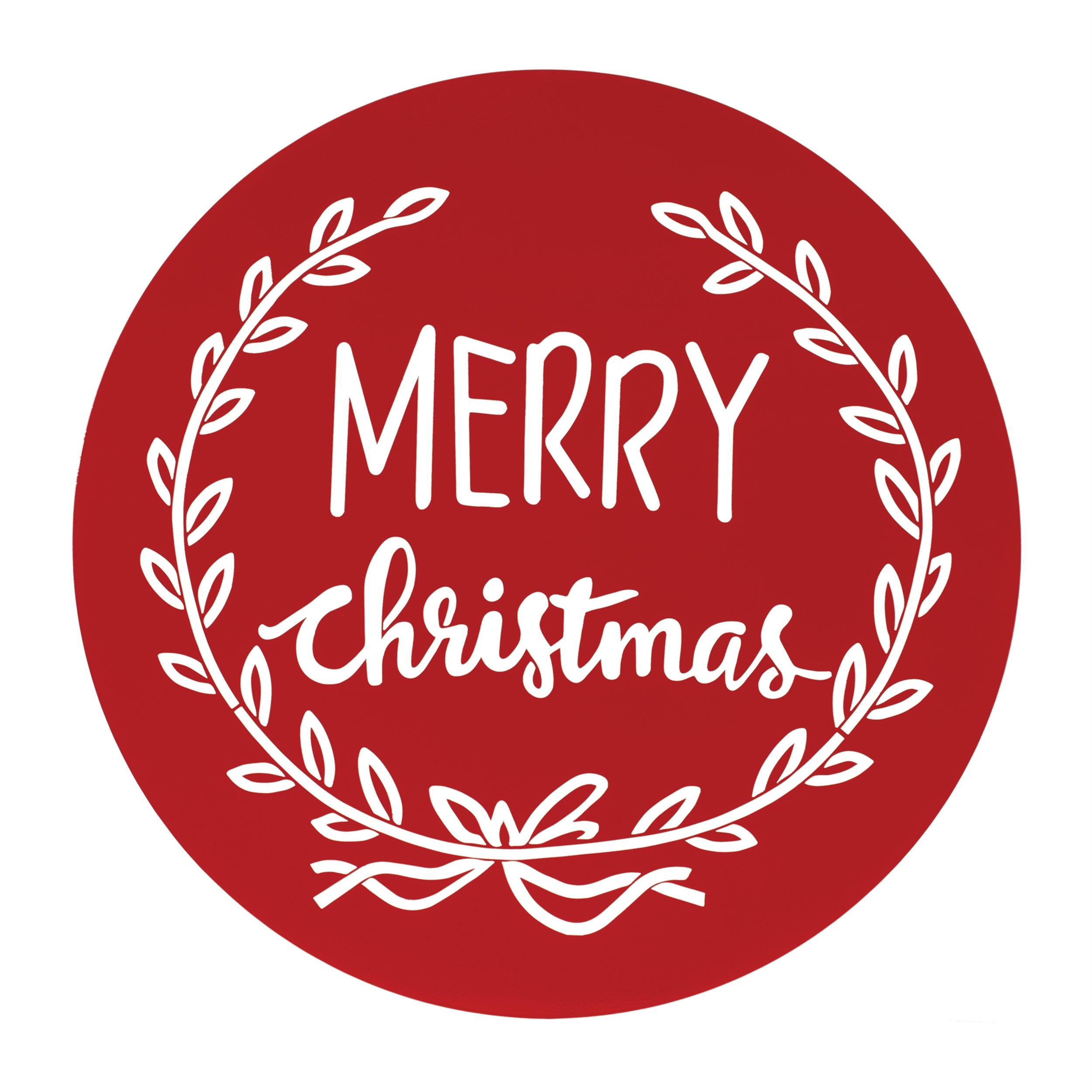 Merry Christmas Plaque 20D Sheet Iron