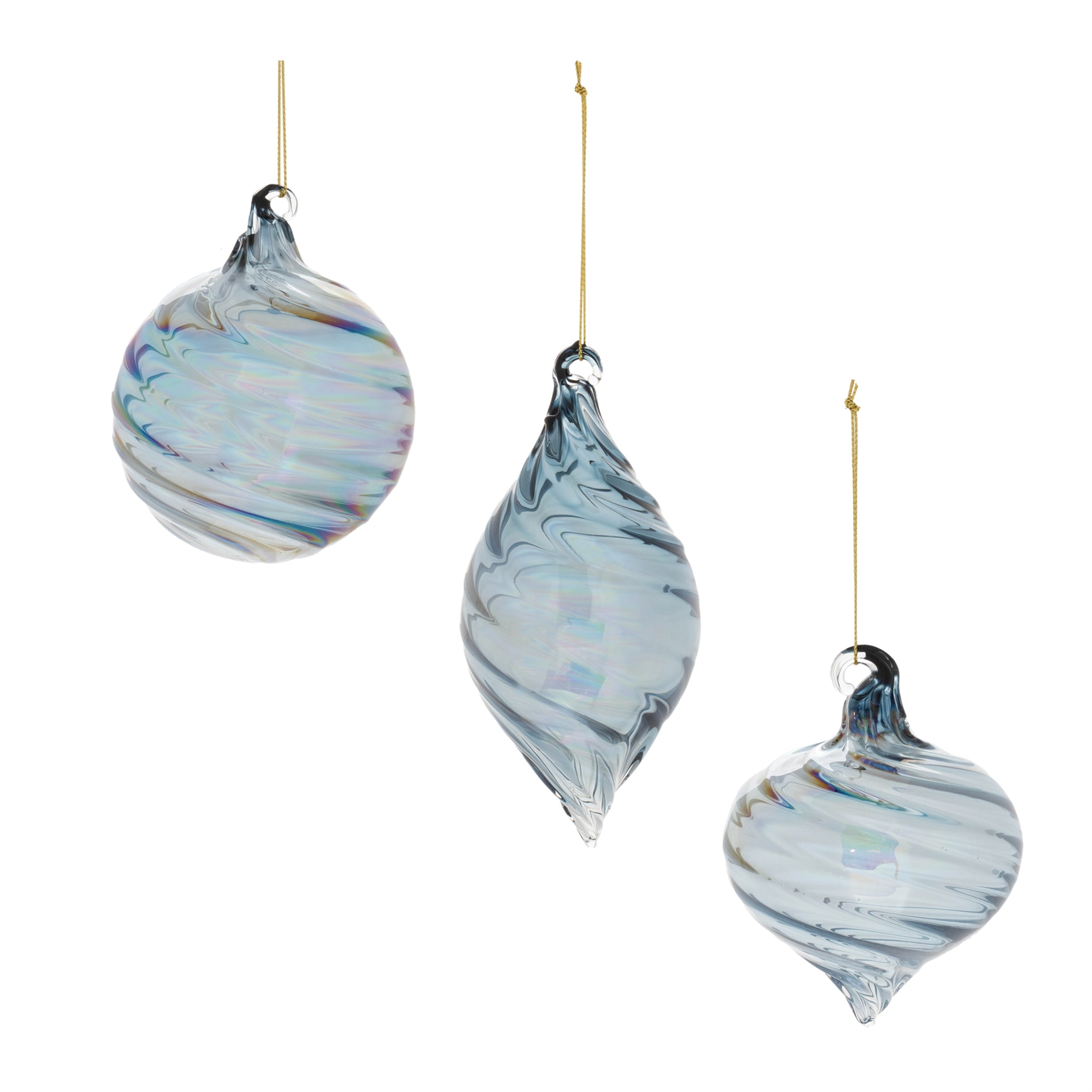 Ornament (Set of 12) 3D, 4H, 5H Glass