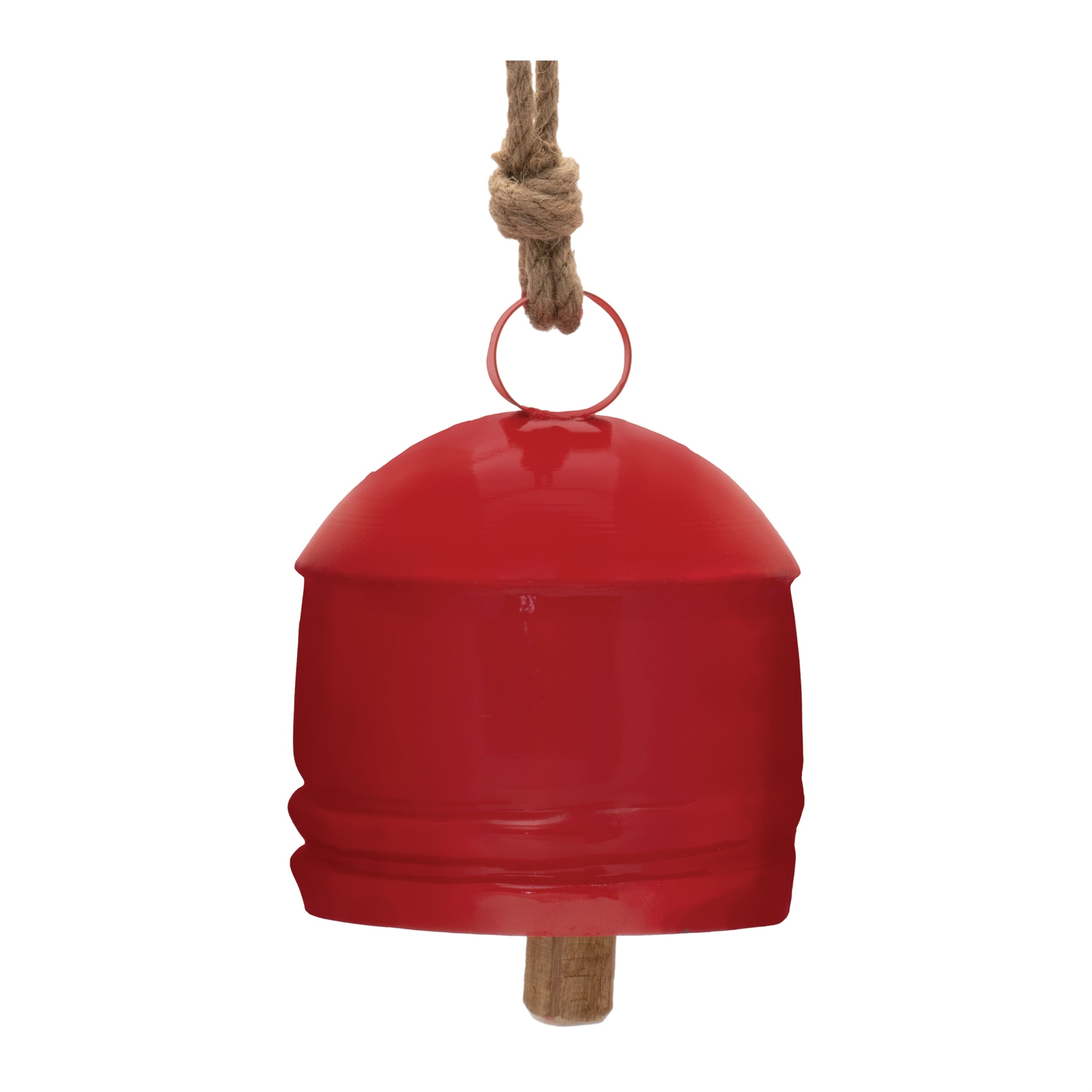 Bell Ornament (Set of 2) 7H Iron/Jute