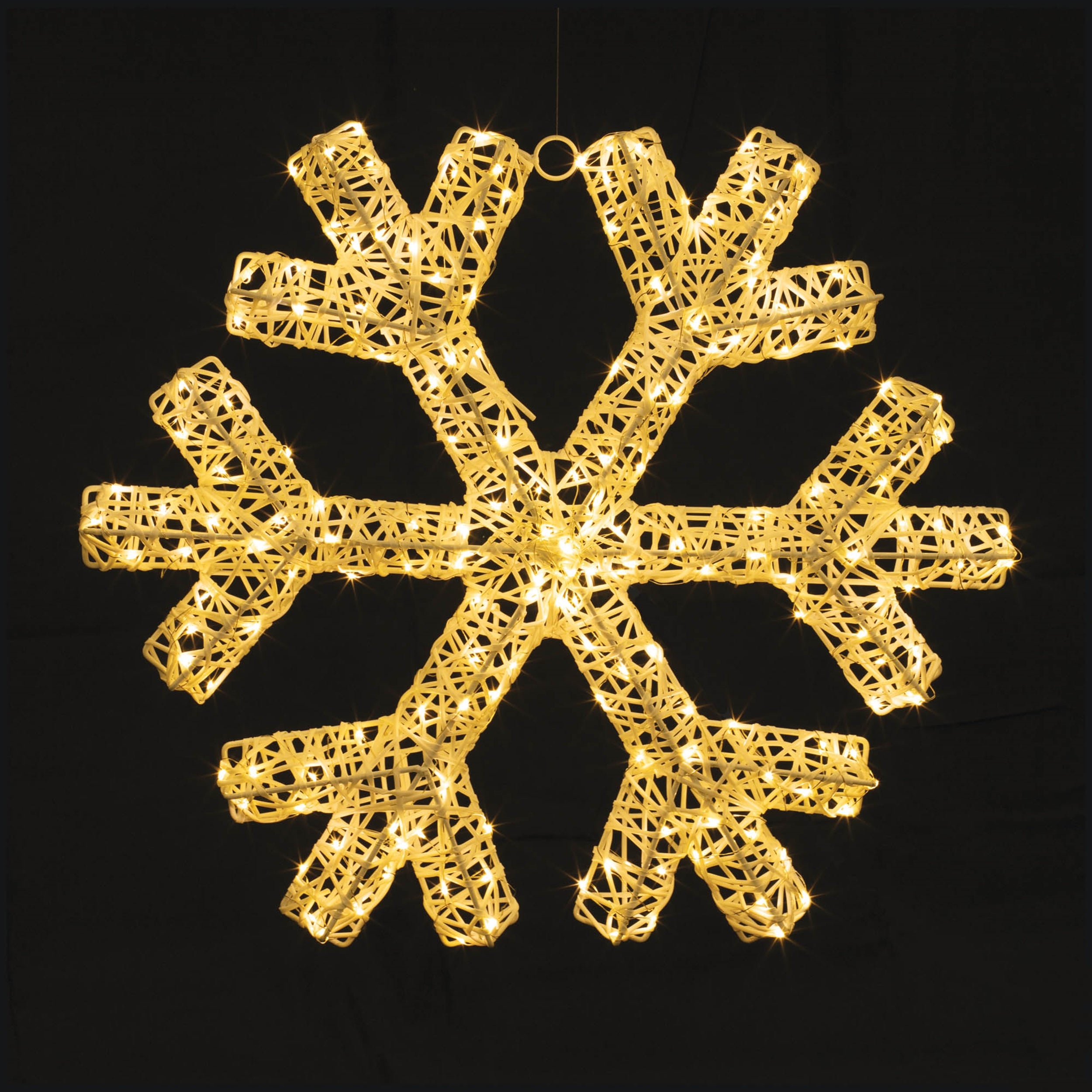 LED Snowflake 24H Iron Wire UL Plug