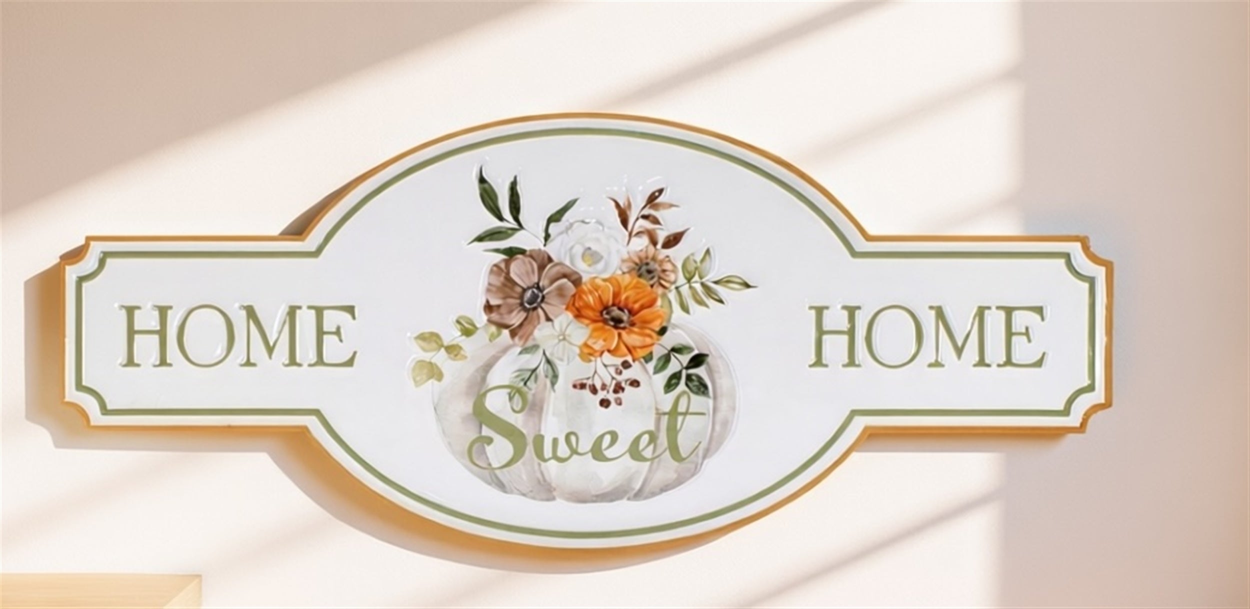 Home Sweet Home Sign 21.75L x 9.5H Iron