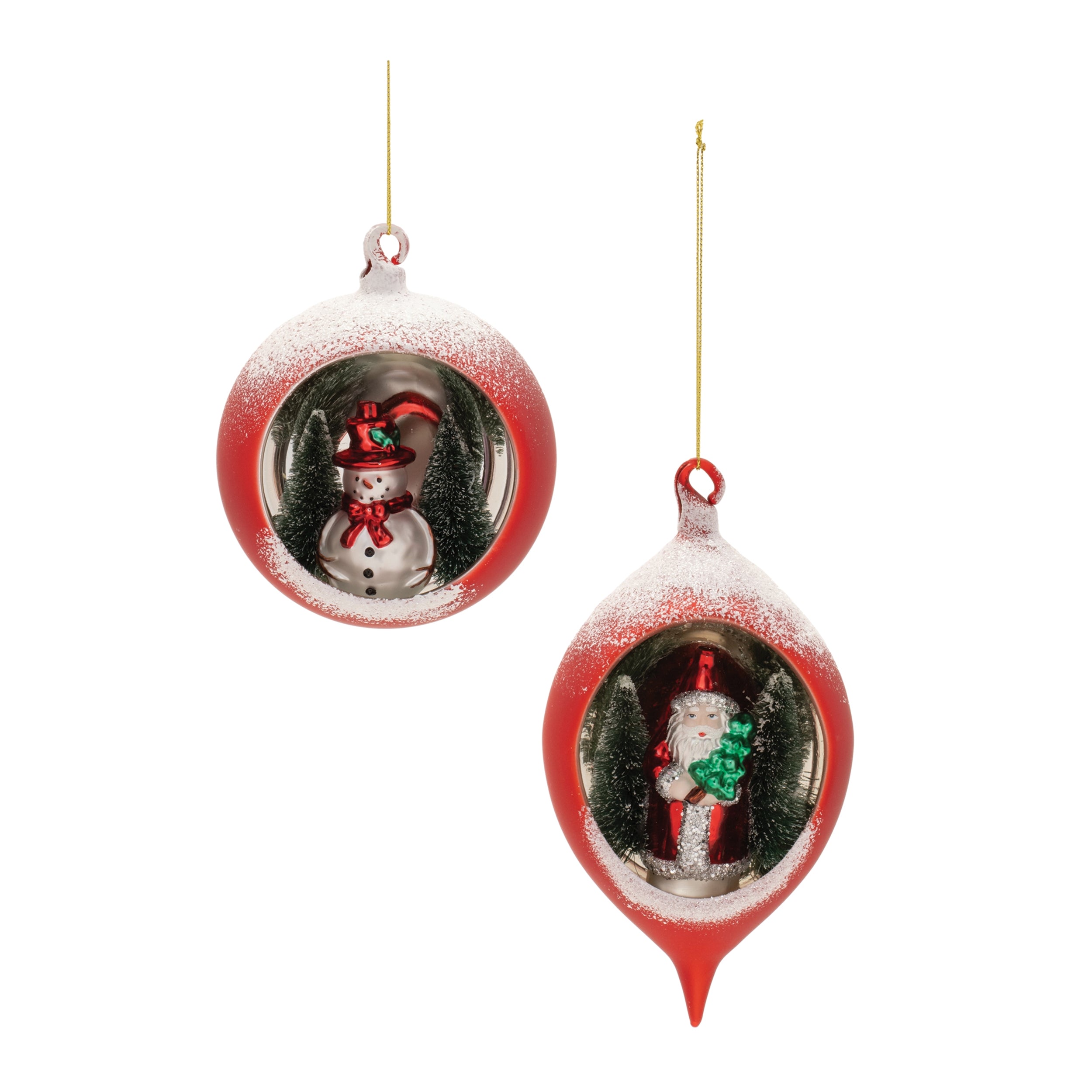 Ornament (Set of 6) 5H, 7H Glass