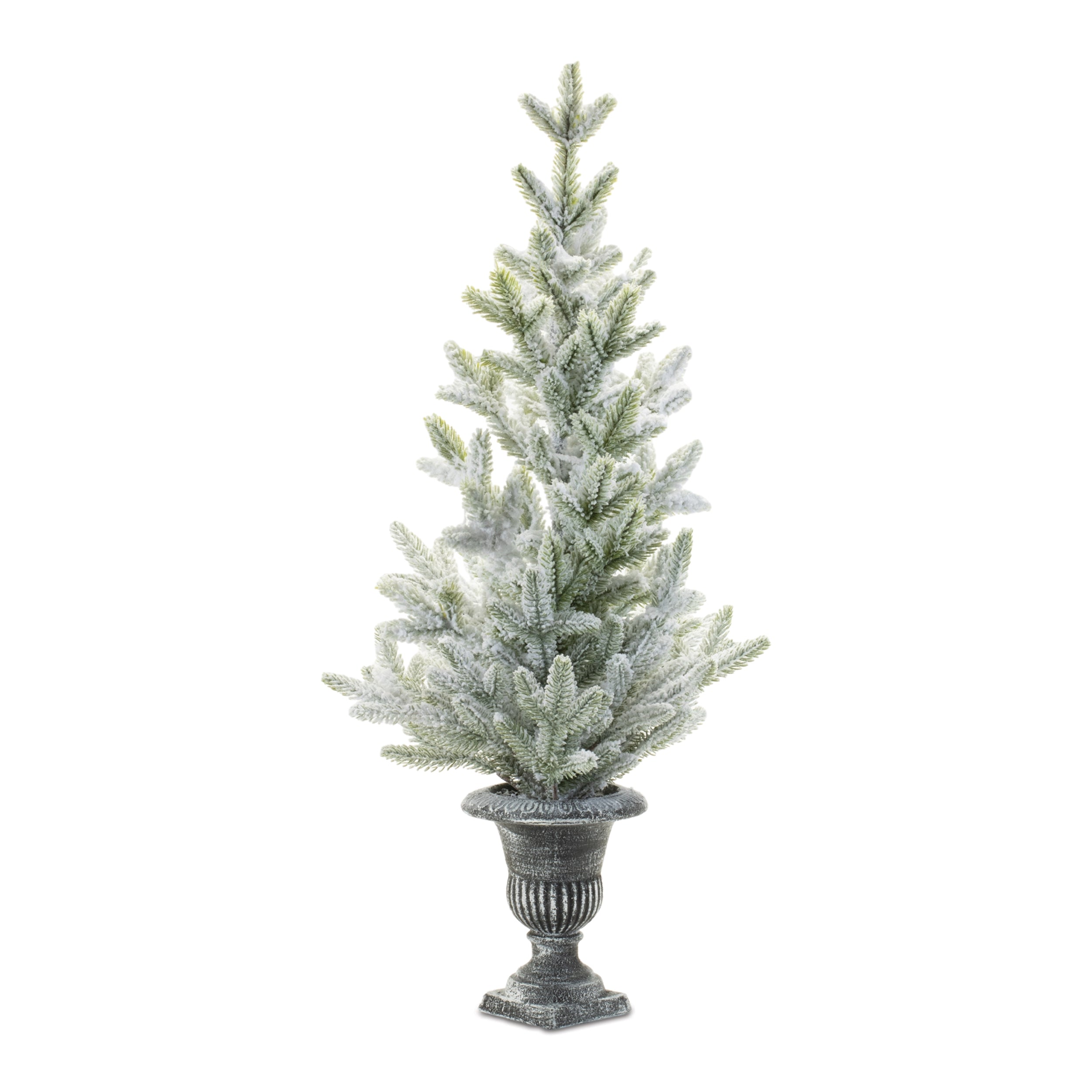 Potted Pine Mini Tree in Urn 28H Plastic