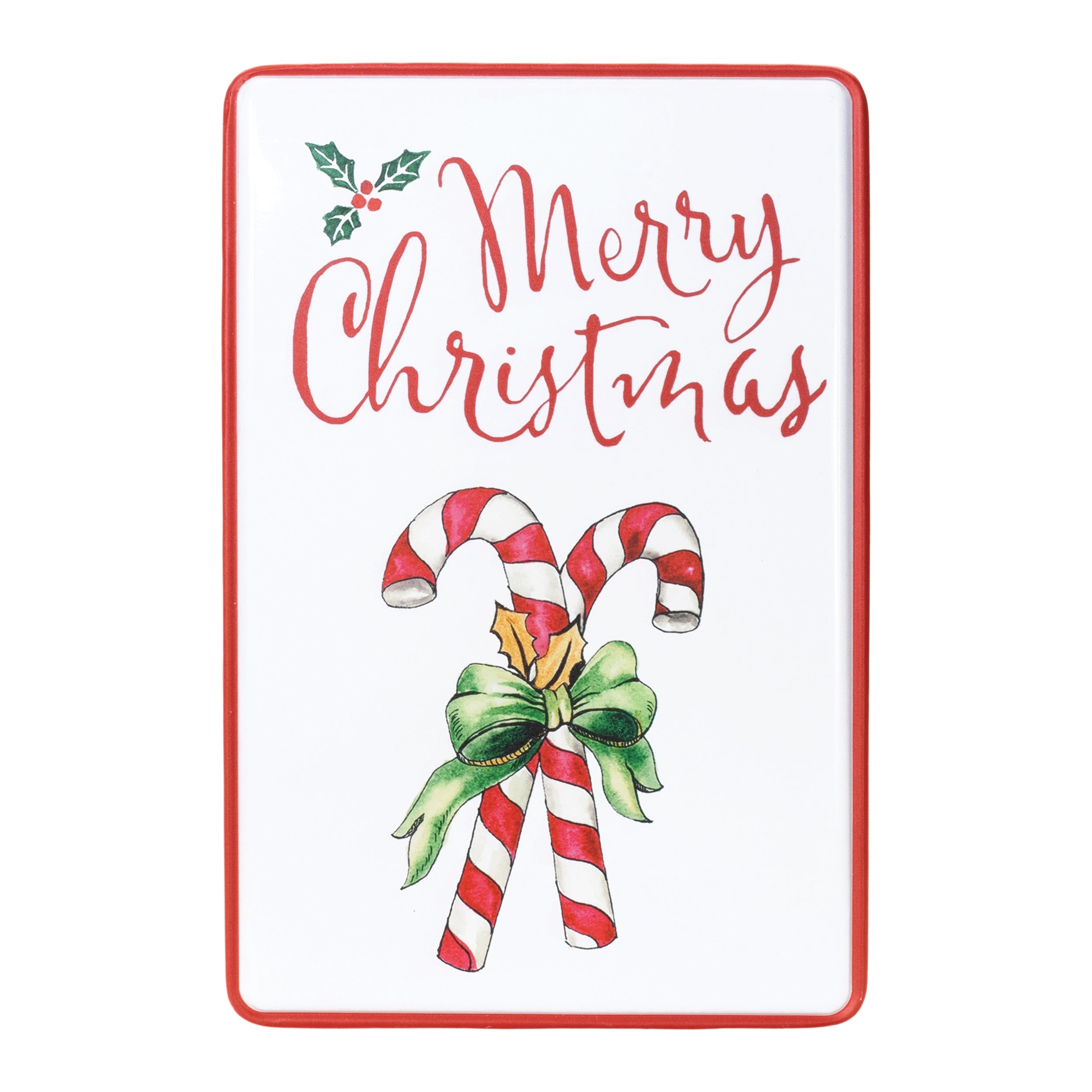 Merry Christmas Plaque 12L x 18H Iron