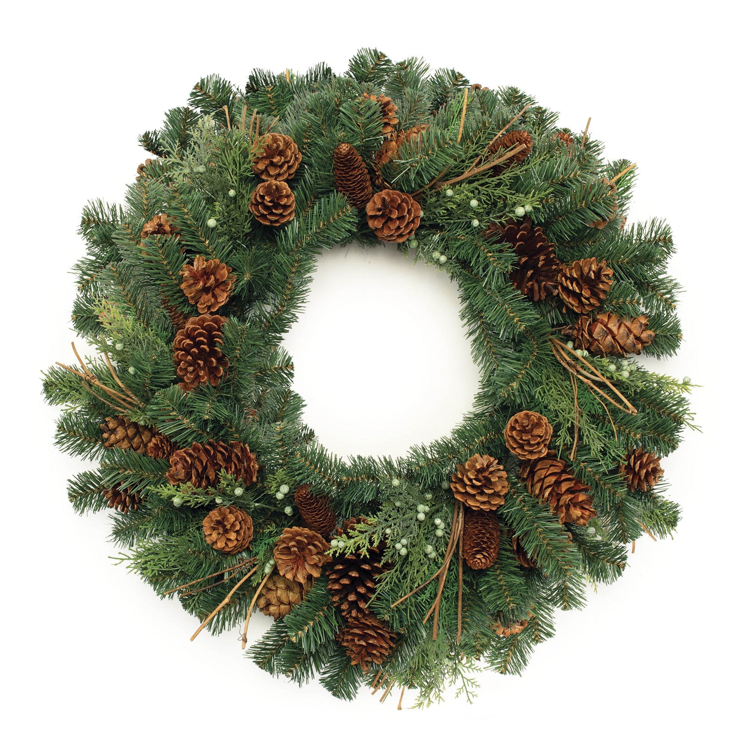 Pine Wreath 32D Plastic
