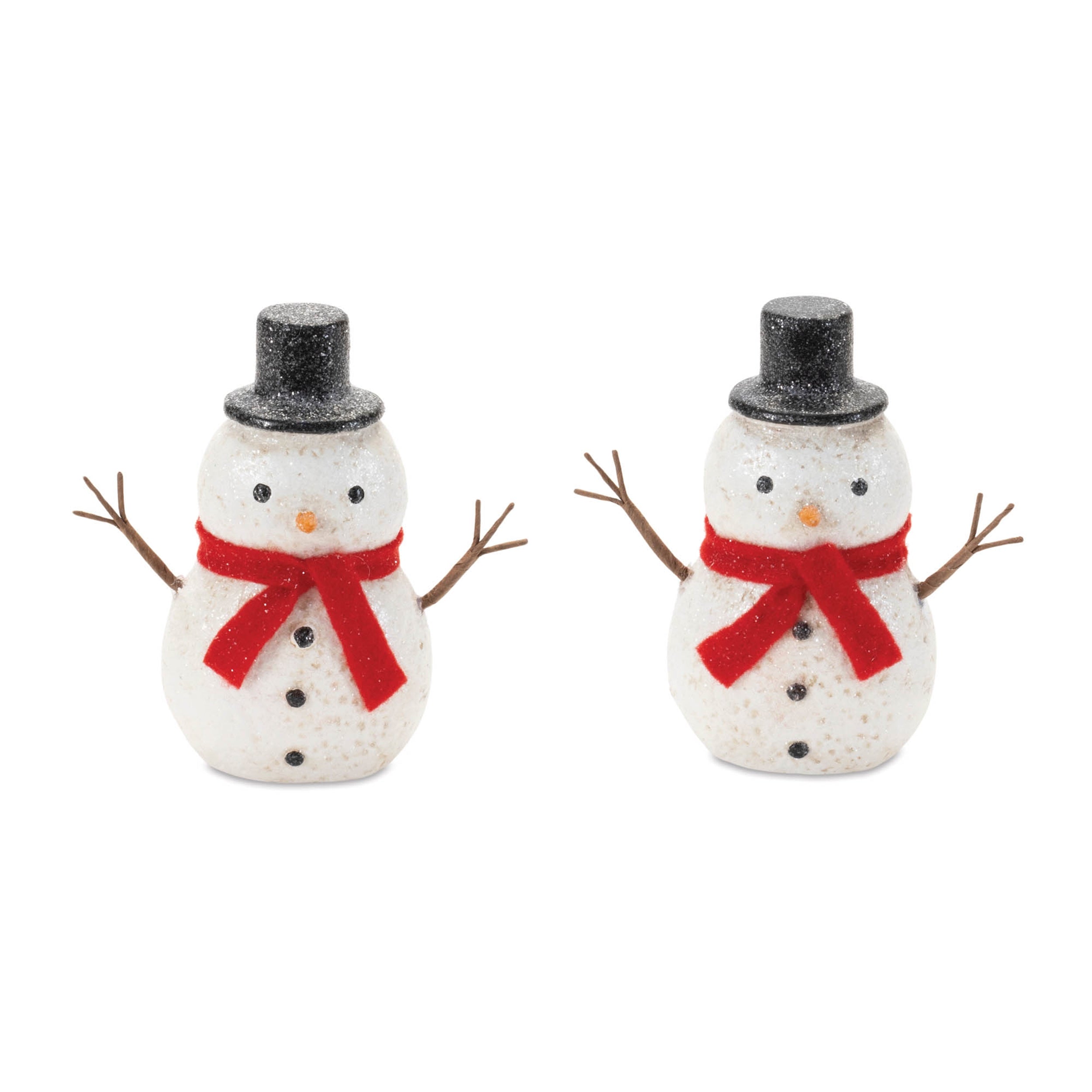 Snowman (Set of 6) 4.5H Paper Pulp