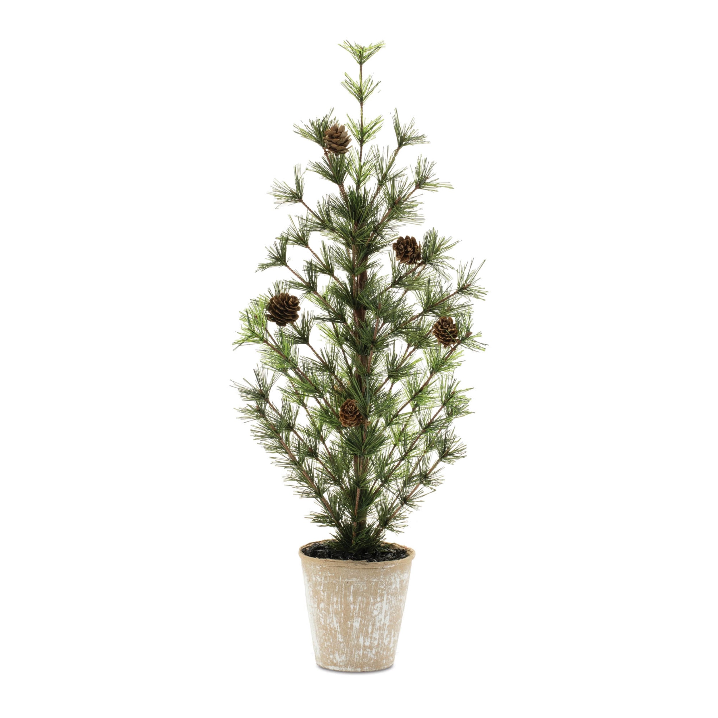 Potted Mini Tree 24H Plastic