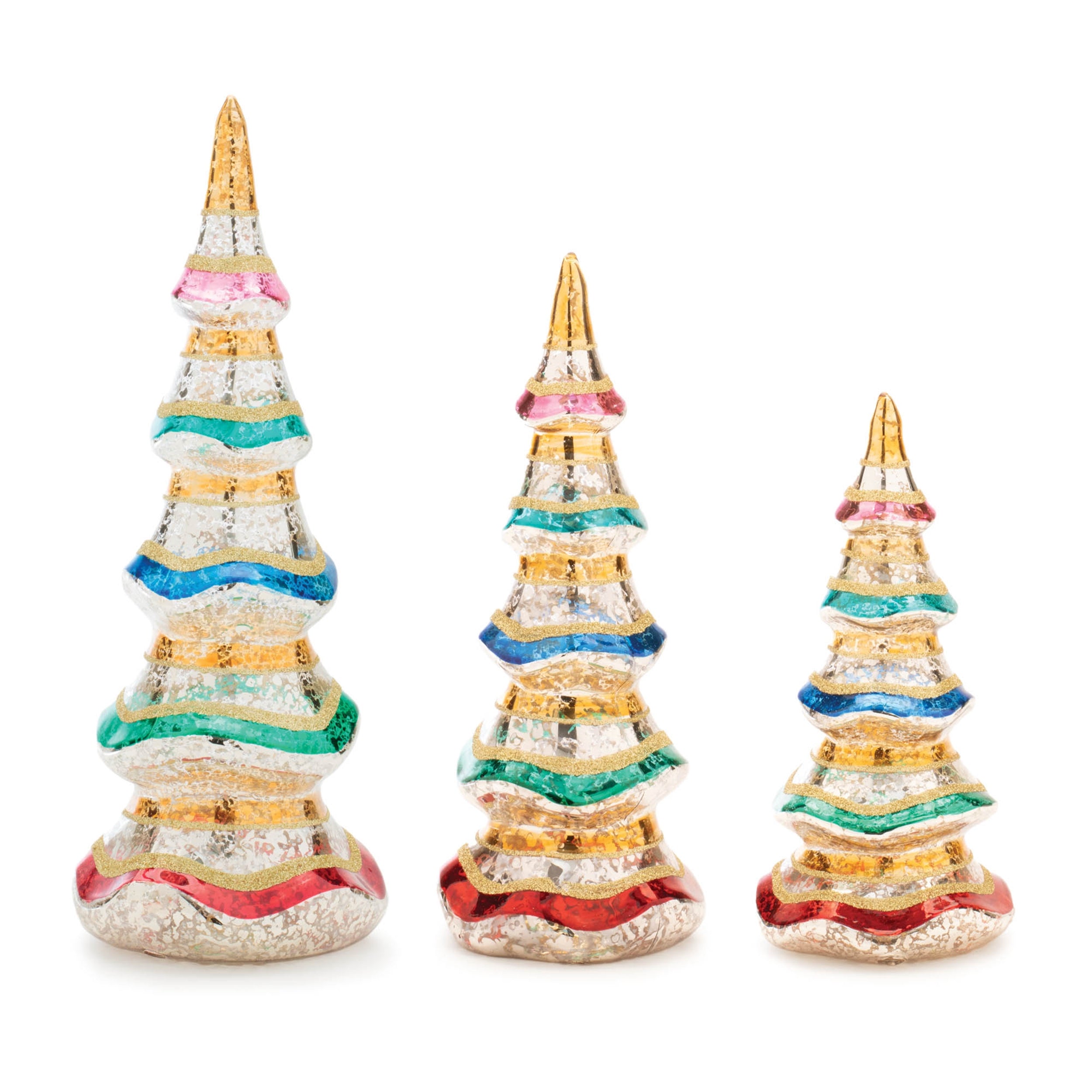 Tree (Set of 3) 7.5H, 9.5H, 11.5H Glass