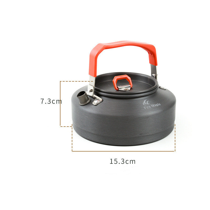 Fashion Simple Color Contrast Aluminum Kettle 0.8L