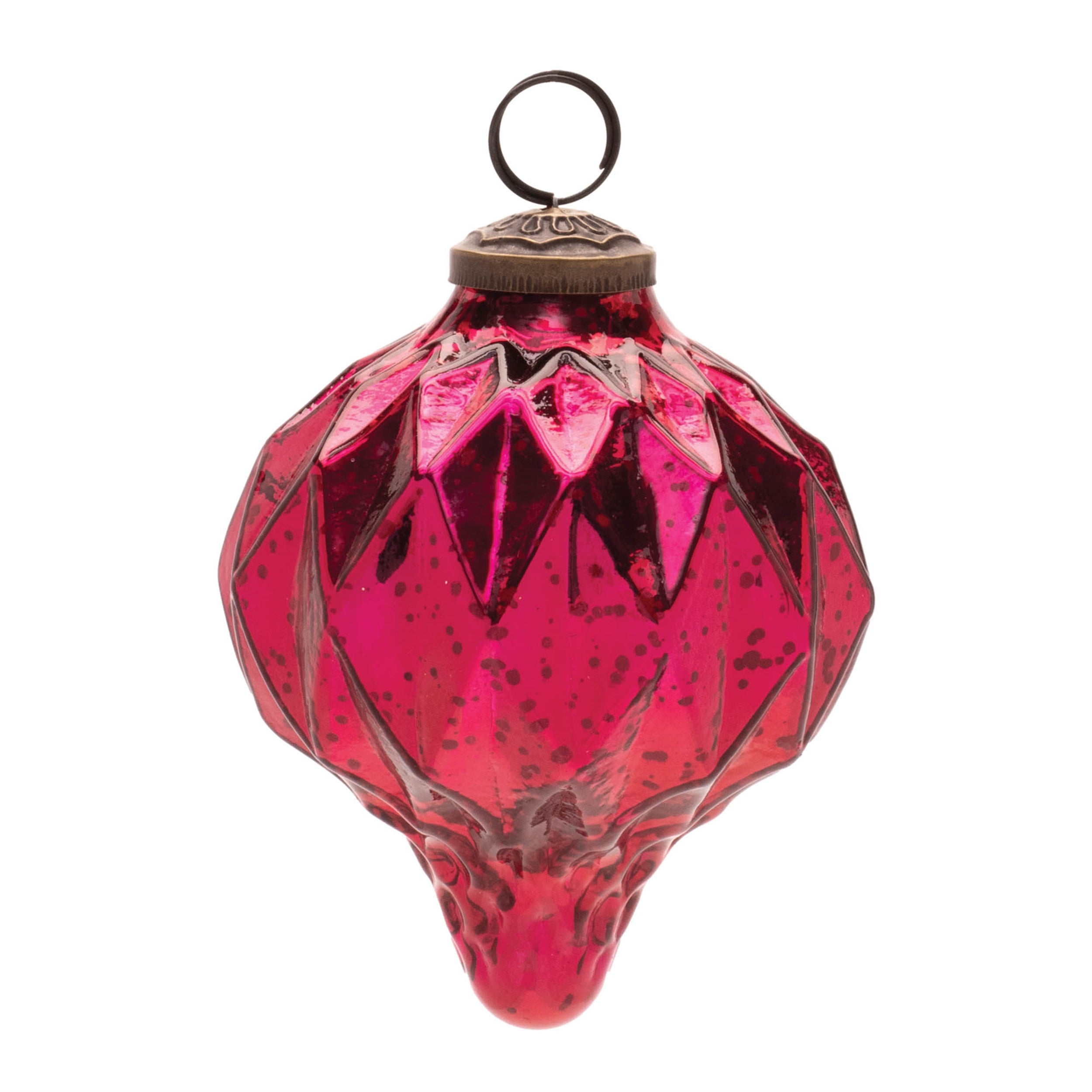 Ornament (Set of 6) 4.5H Glass