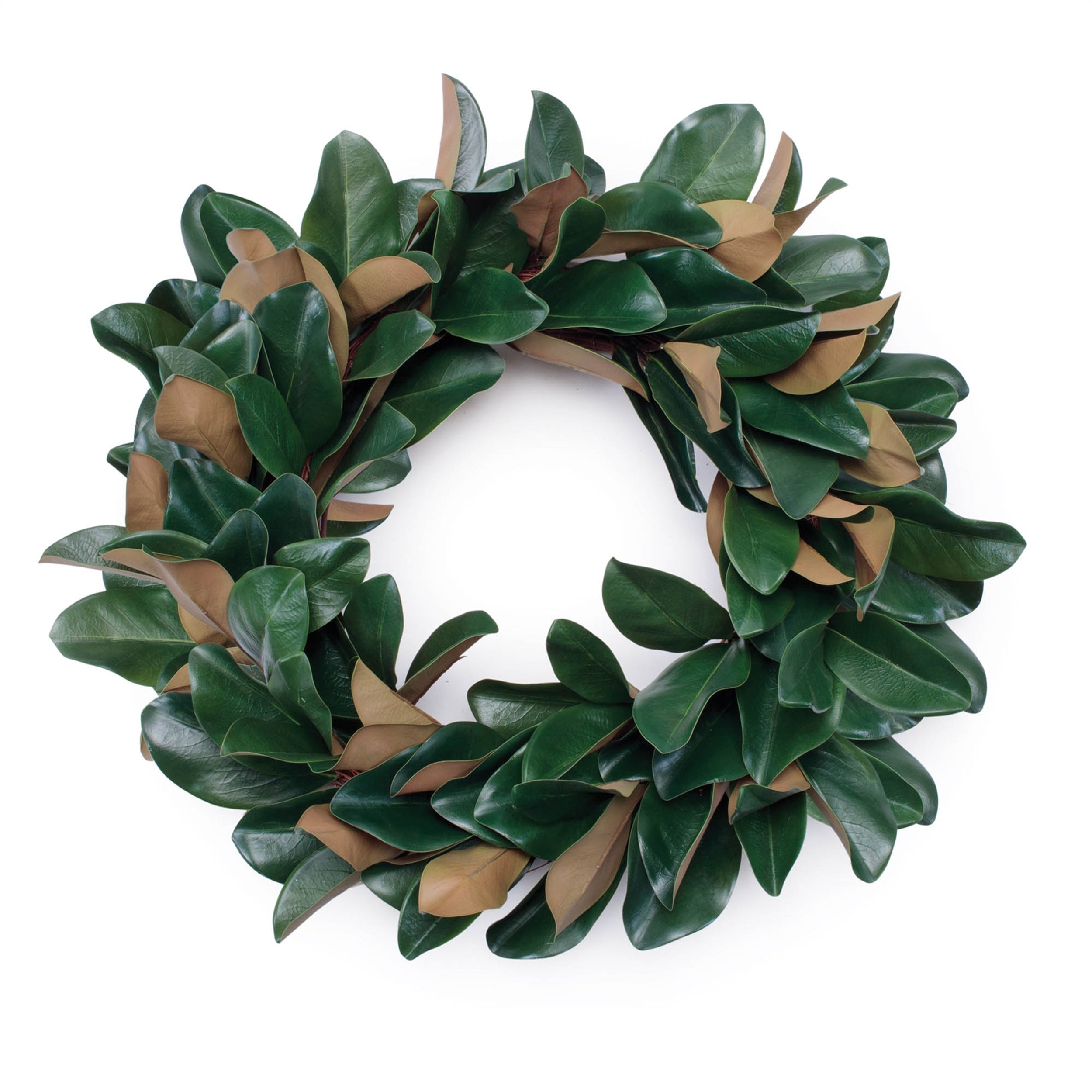 Magnolia Leaf Wreath 24D Polyester