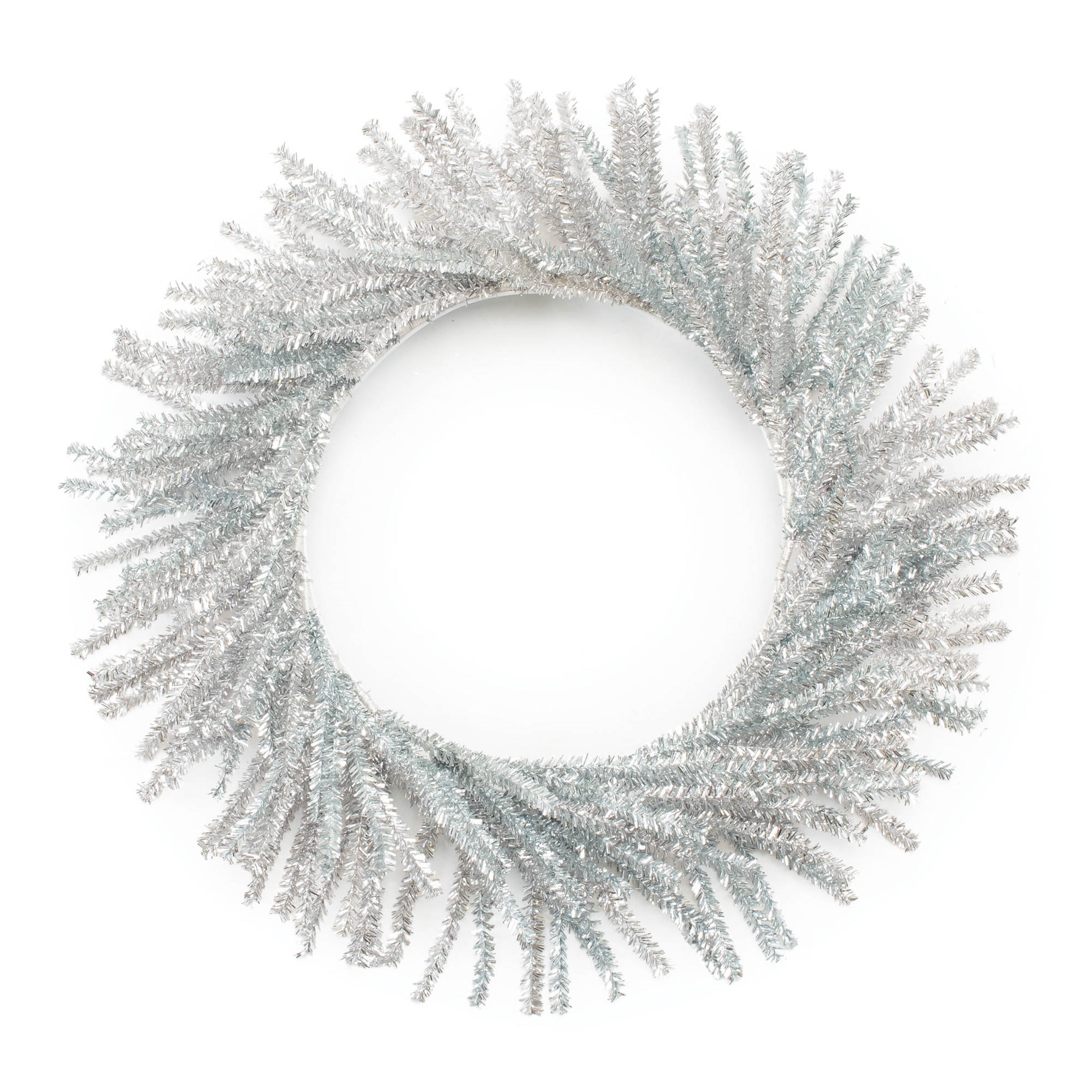 Tinsel Wreath 21D PVC