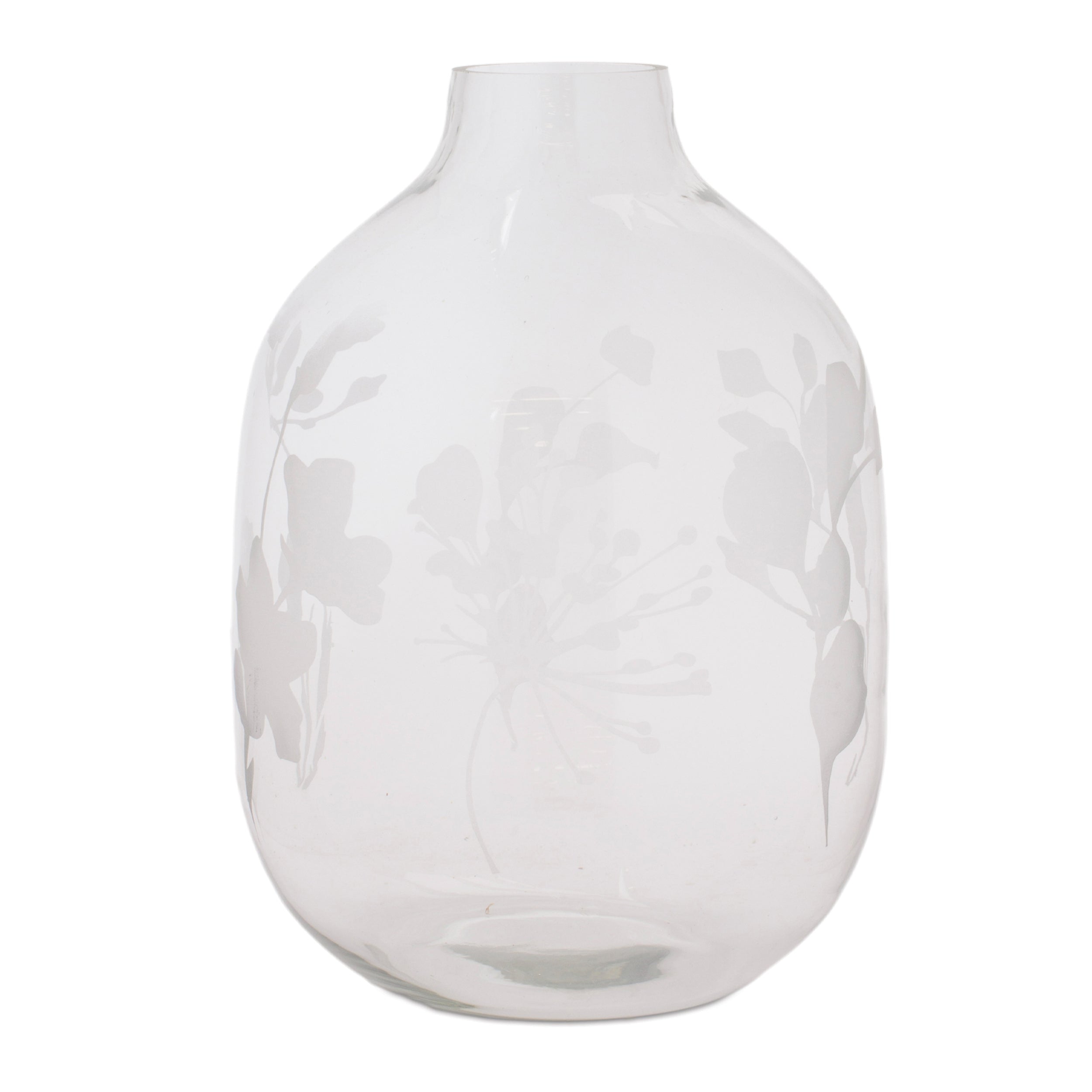 Vase 10.5H Glass