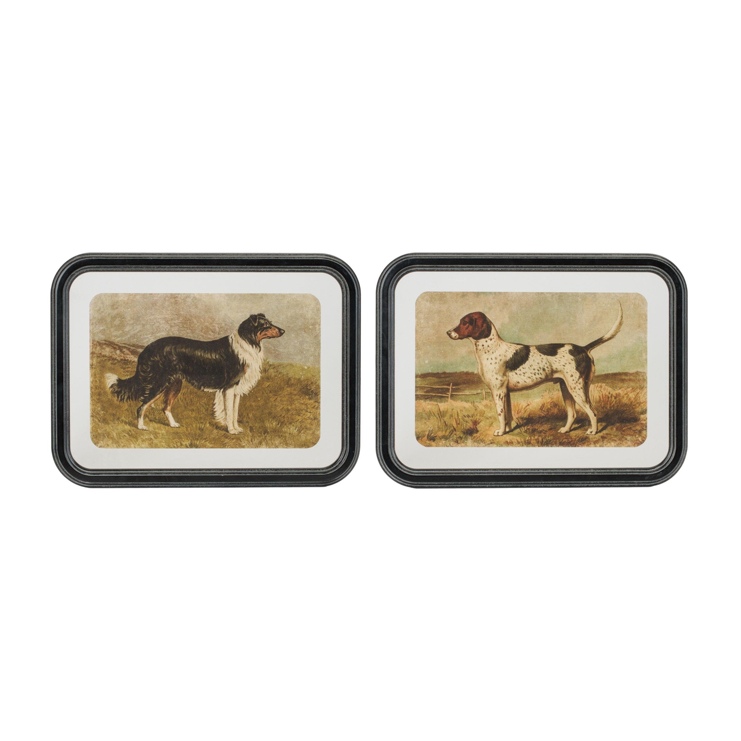 Framed Dog Print (Set of 2) 15.5L x 11.75H MDF/Wood/Paper