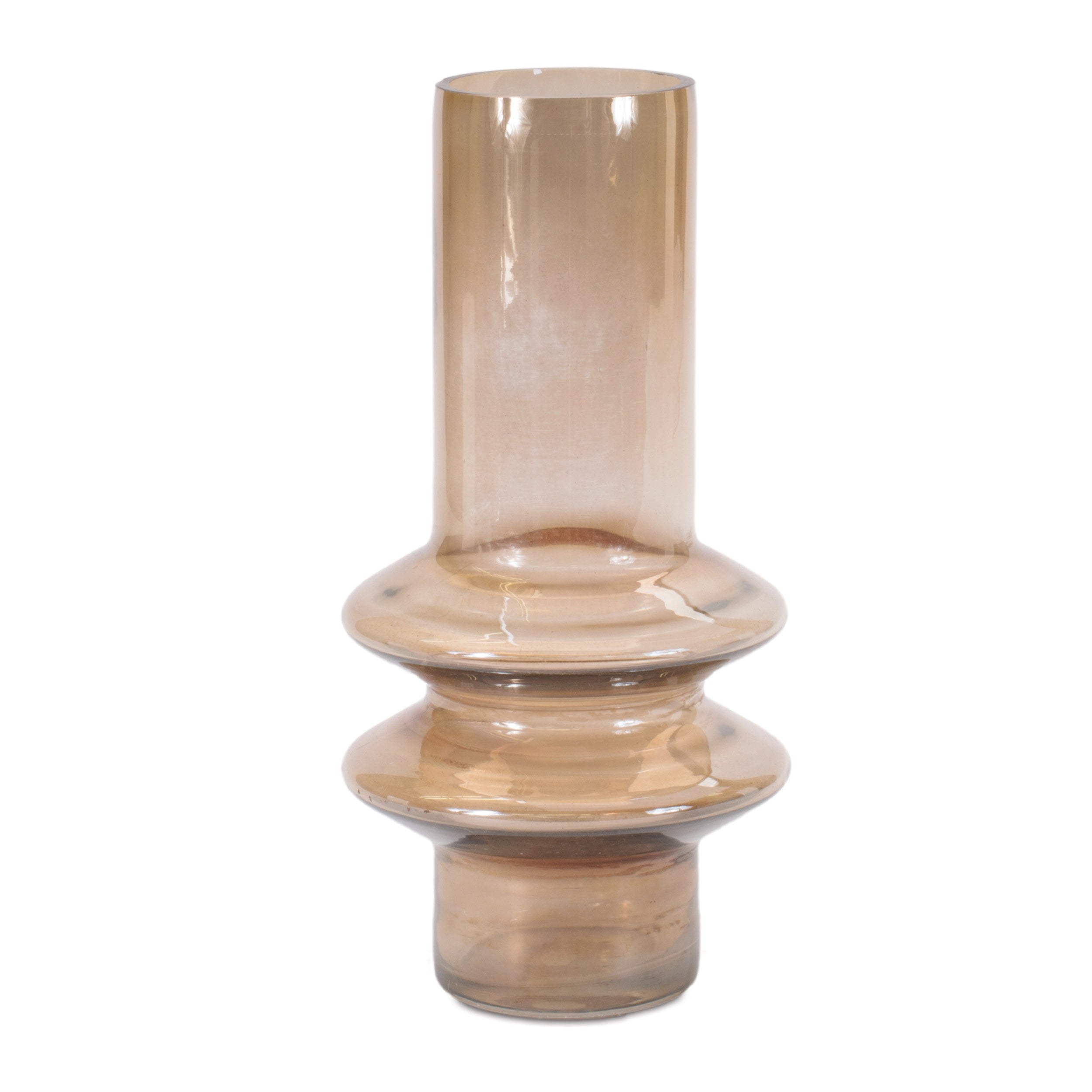 Vase (Set of 2) 4D x 9H Glass