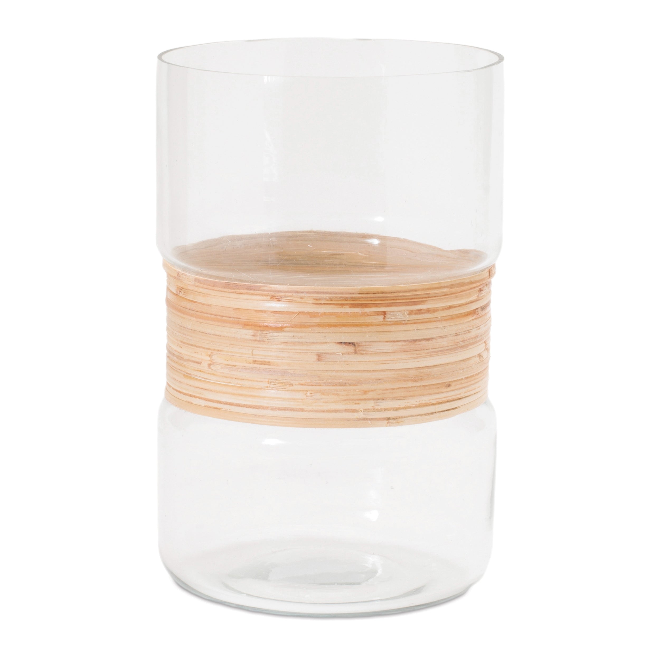 Candle Holder (Set of 2) 5D x 8H Glass