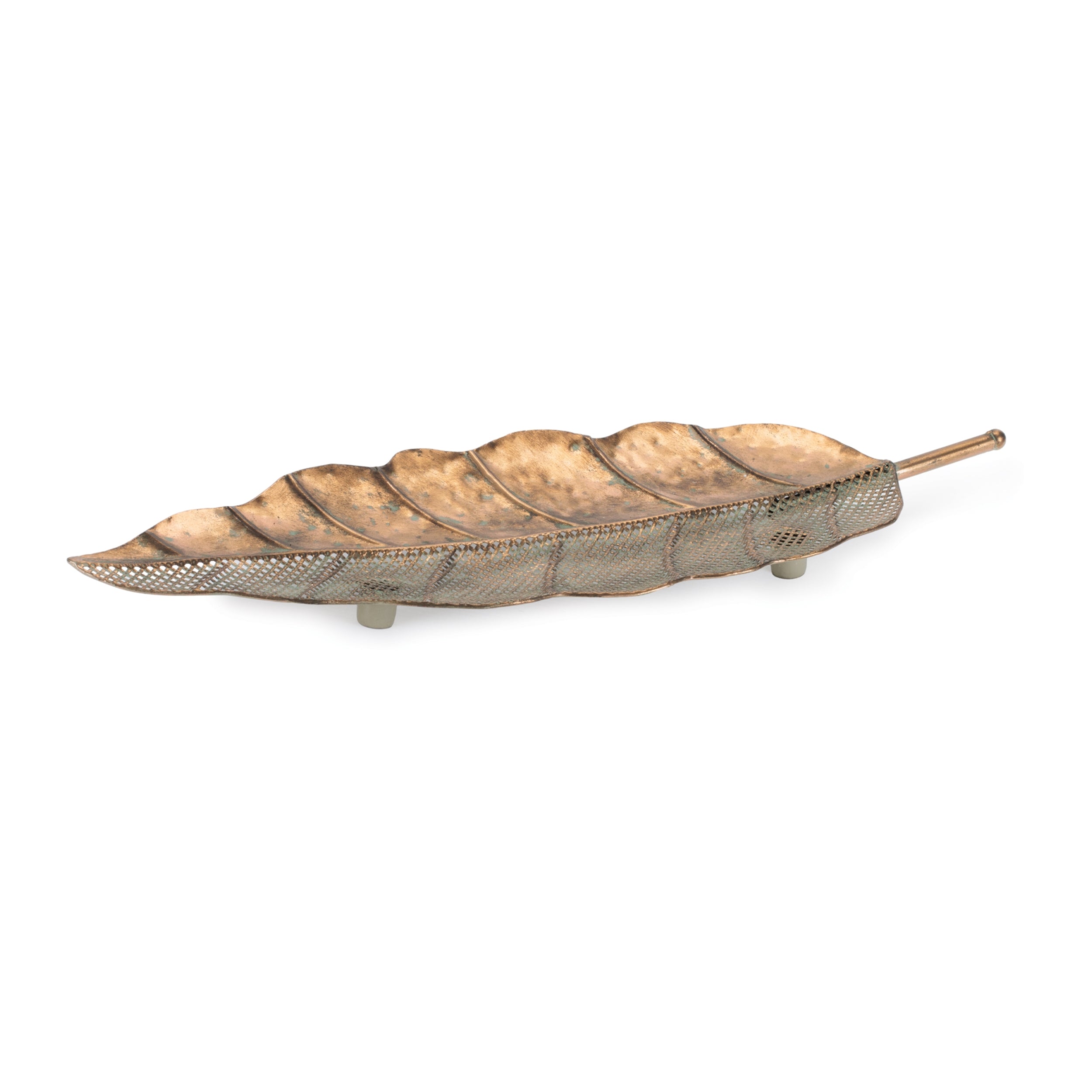 Leaf Tray (Set of 2) 26.25L x 2.25H Metal