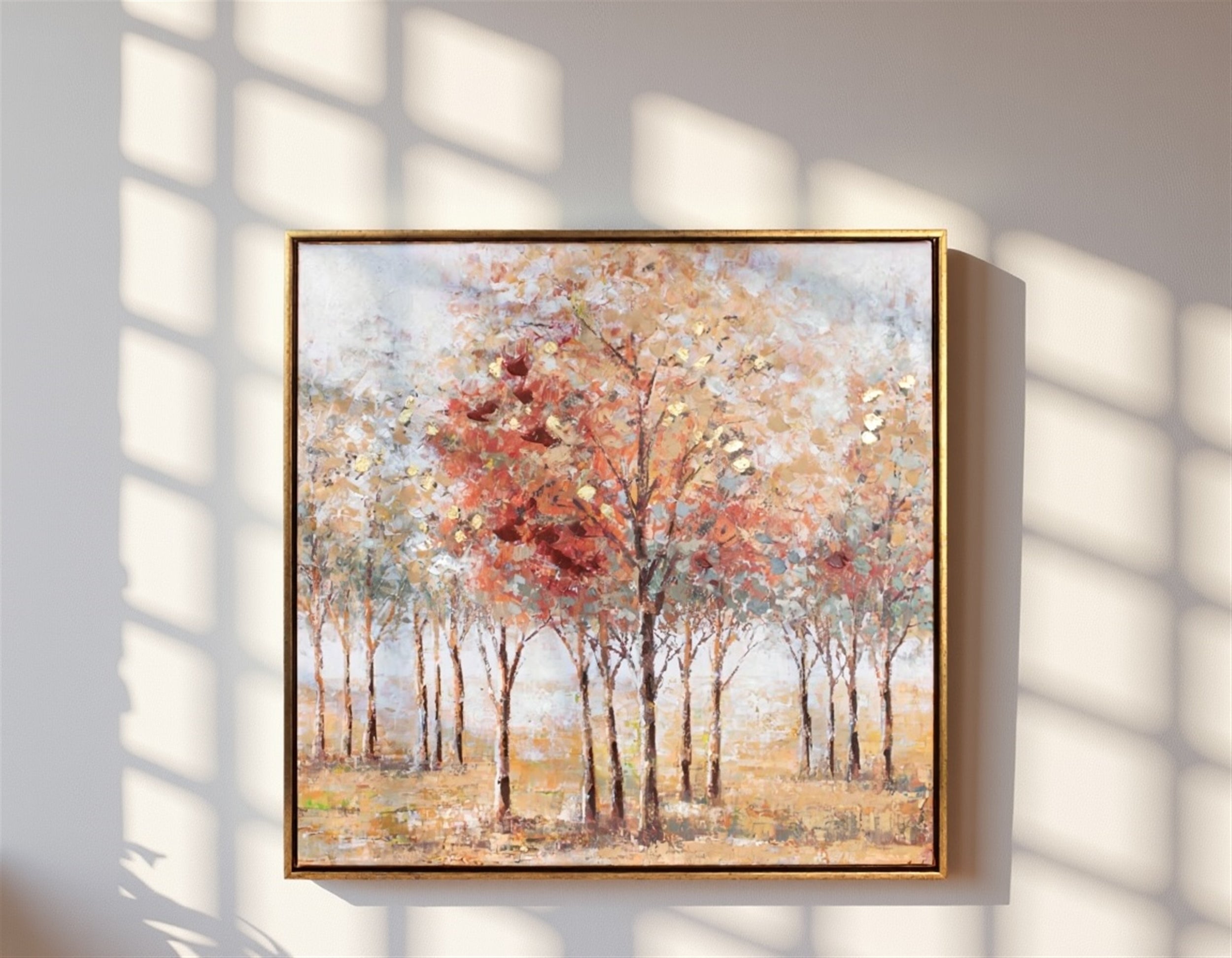 Framed Tree Canvas 24SQ Canvas/Wood/Plastic