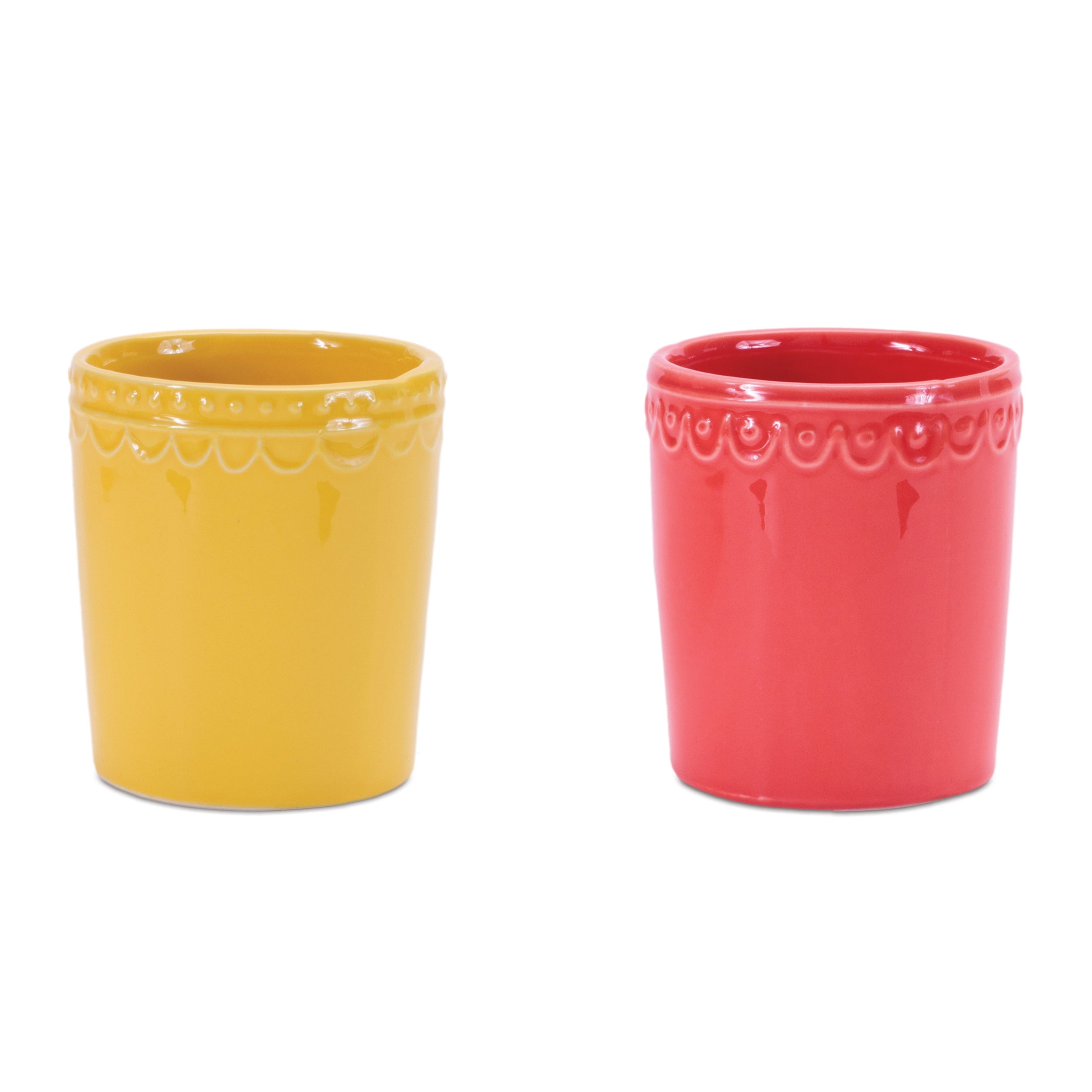 Container (Set of 2) 3.5D x 4H Stoneware