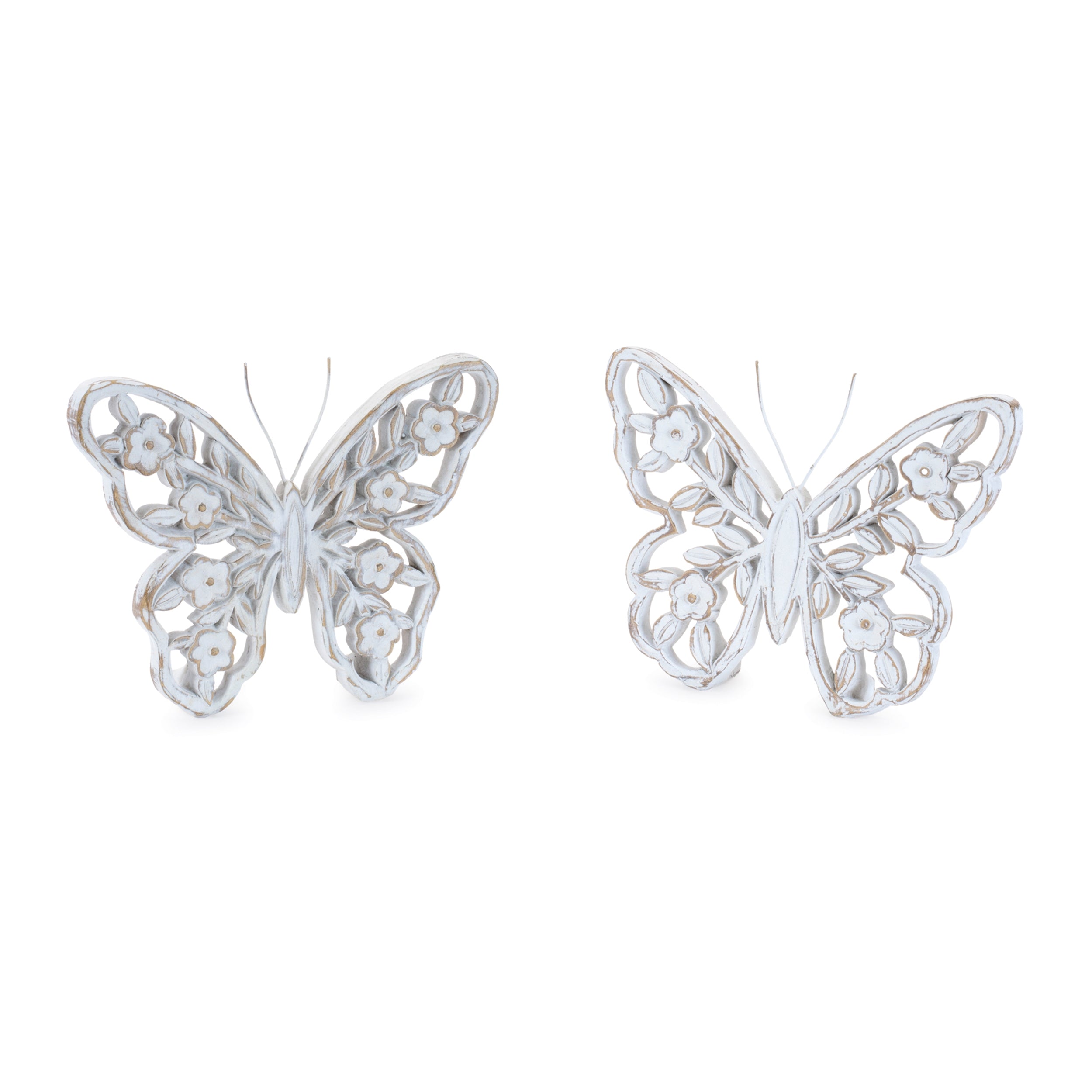 Butterfly (Set of 2) 5.5H Resin