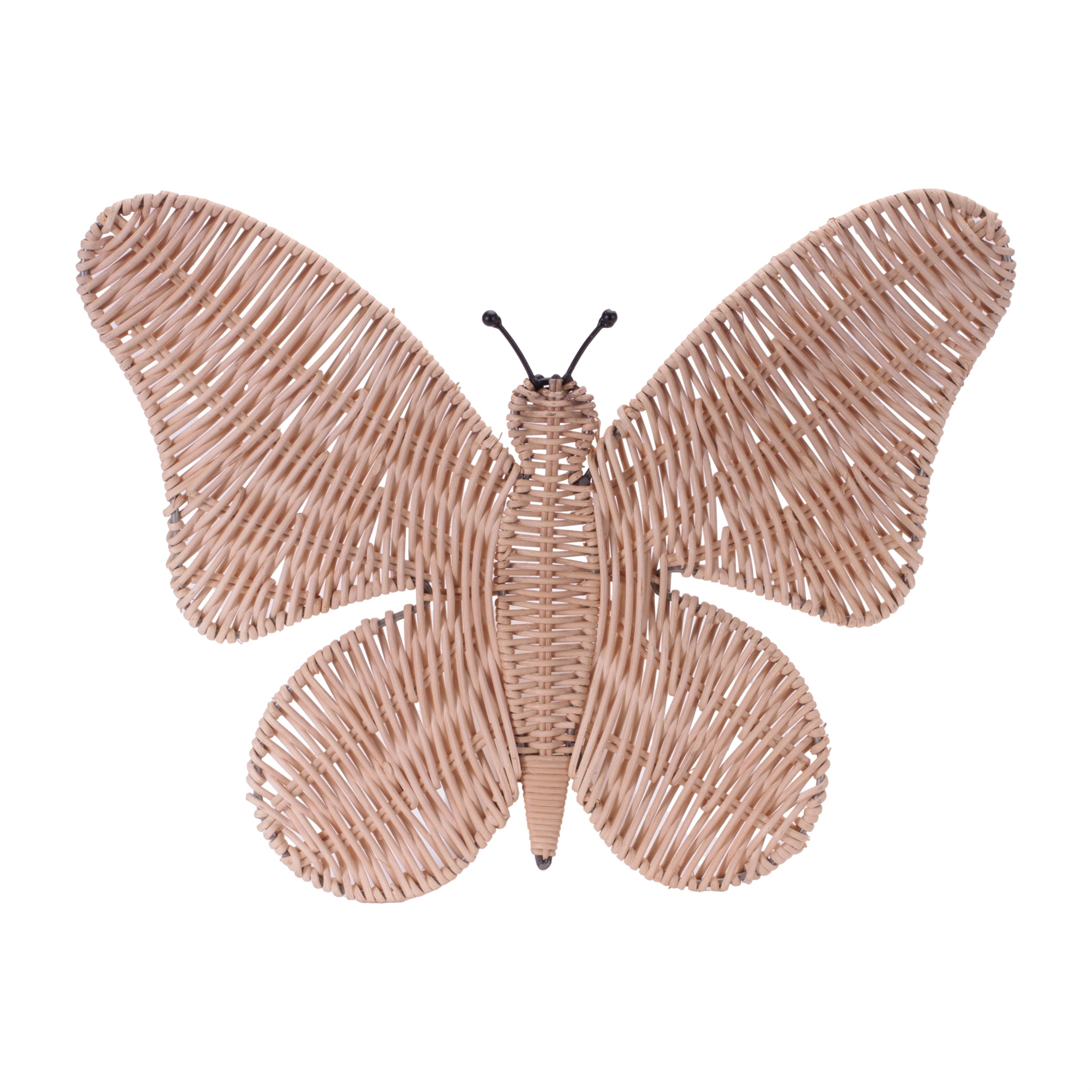 Butterfly 18L x 14H Metal/Rattan