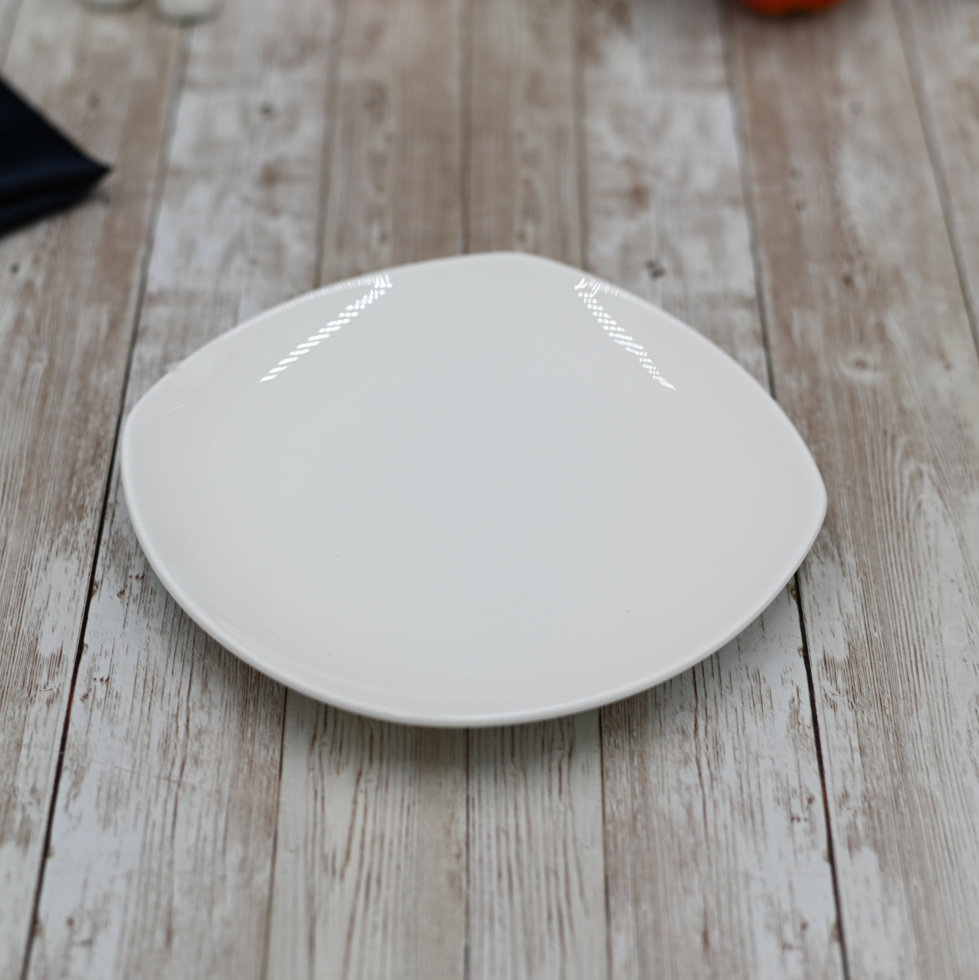 White Dessert Plate 7.75" inch X 7.75" inch | 19.5 X 19.5 Cm
