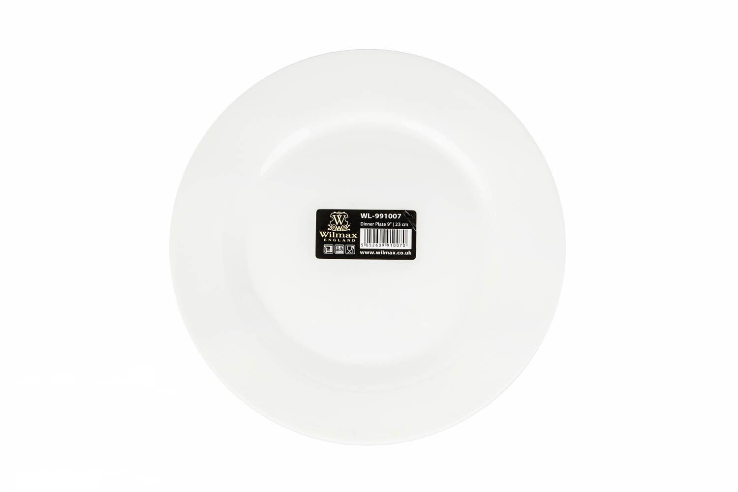 White Dinner Plate 9" inch | 23 Cm