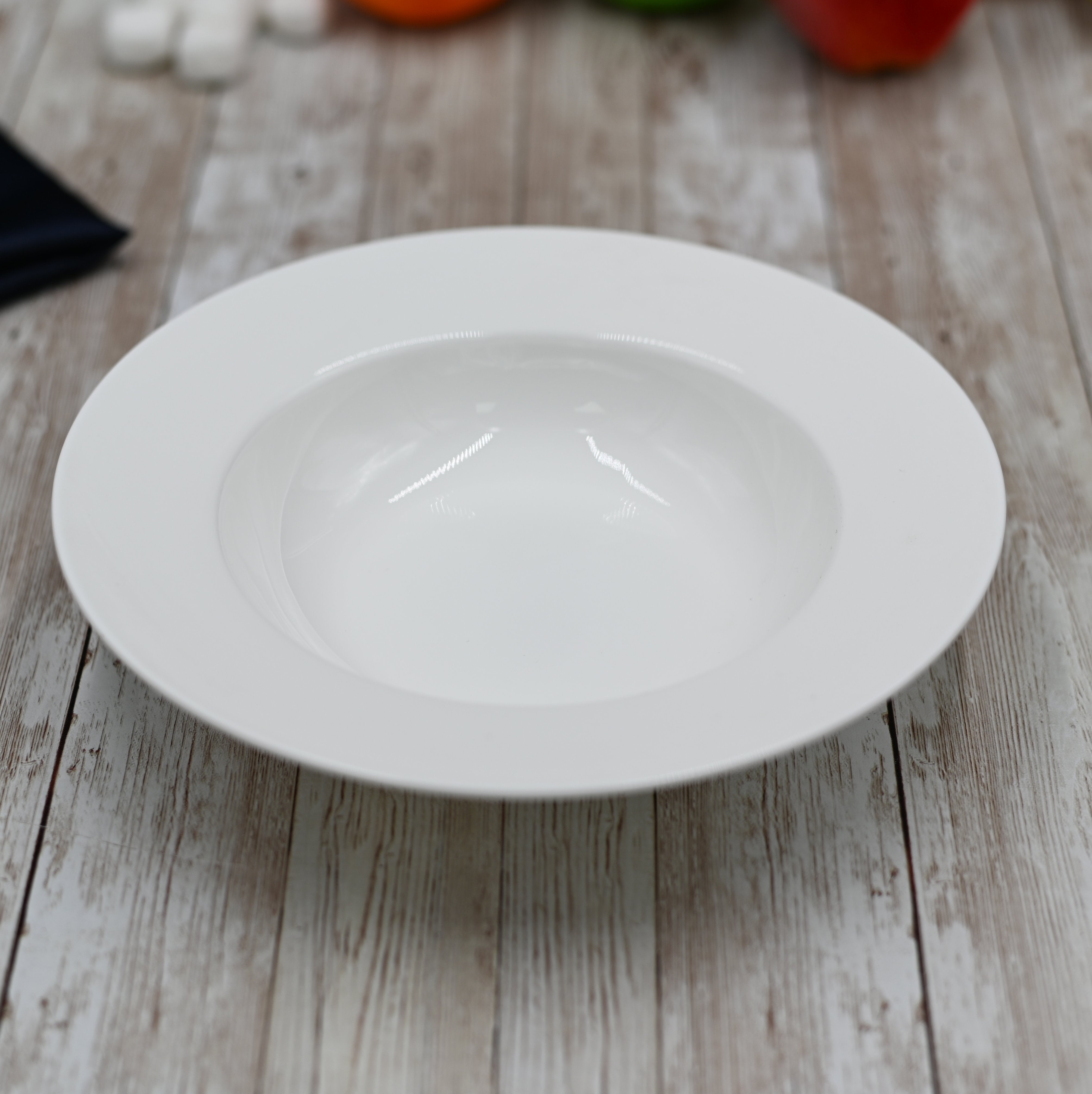 Set Of 6 White Deep Plate 9" inch | 23 Cm 15 Oz | 450 Ml