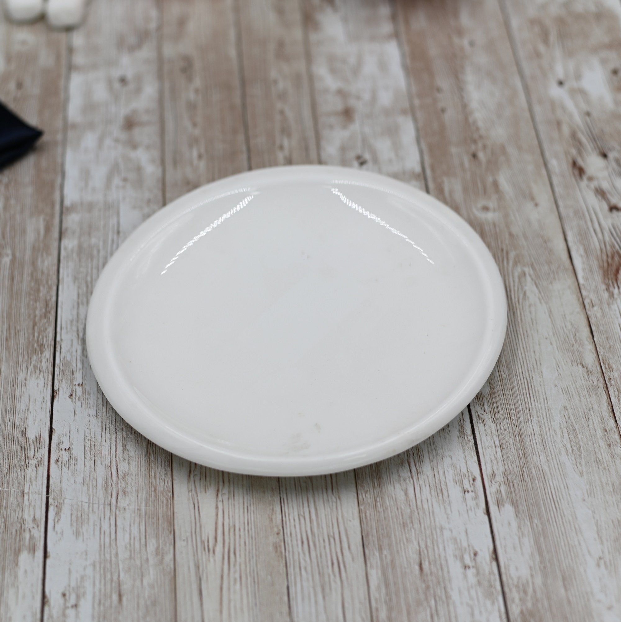 Set Of 6 White Dessert Plate 7" inch | 18 Cm