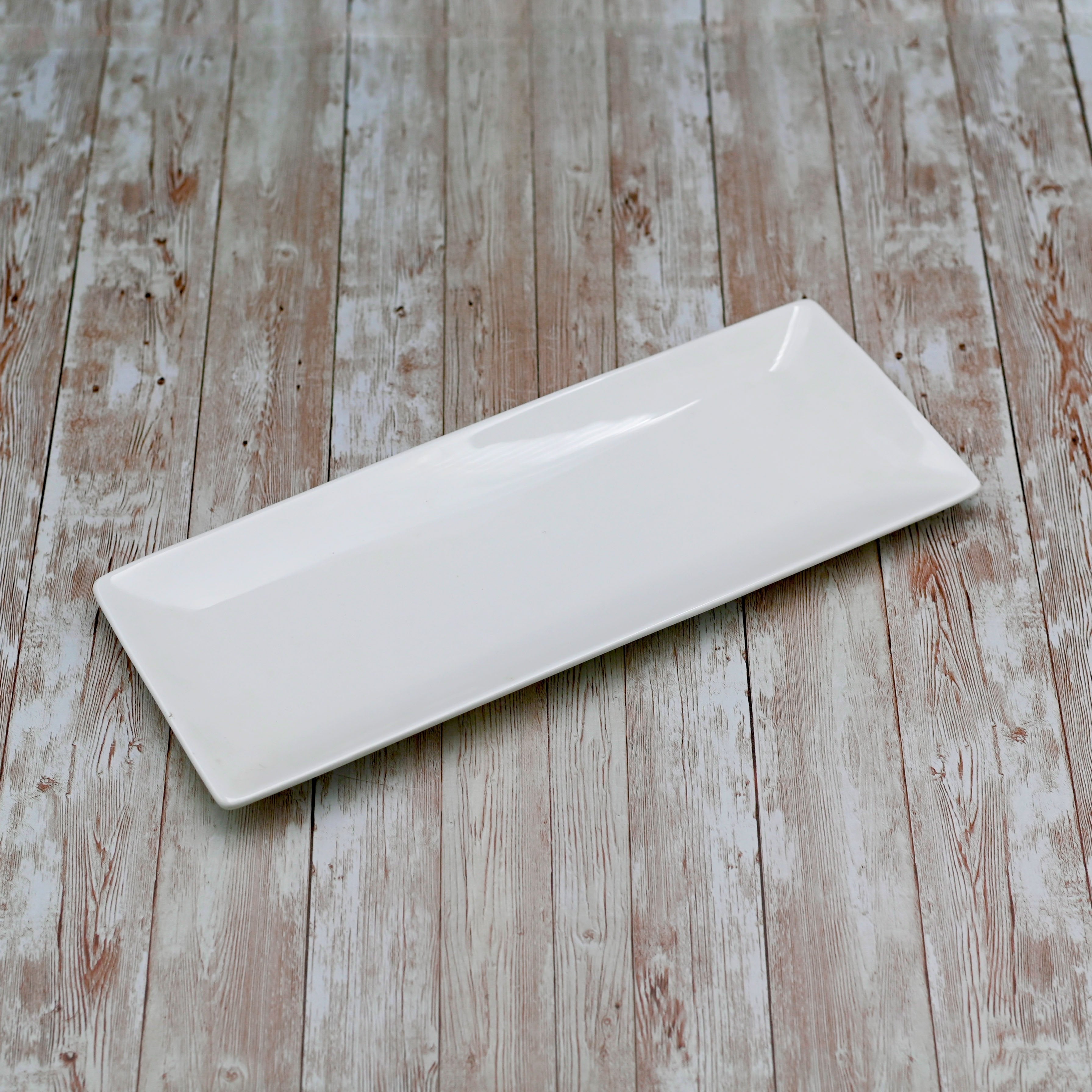 White Sushi/Canape Dish 12" inch X 4.7" inch | 30.5 X 12 Cm