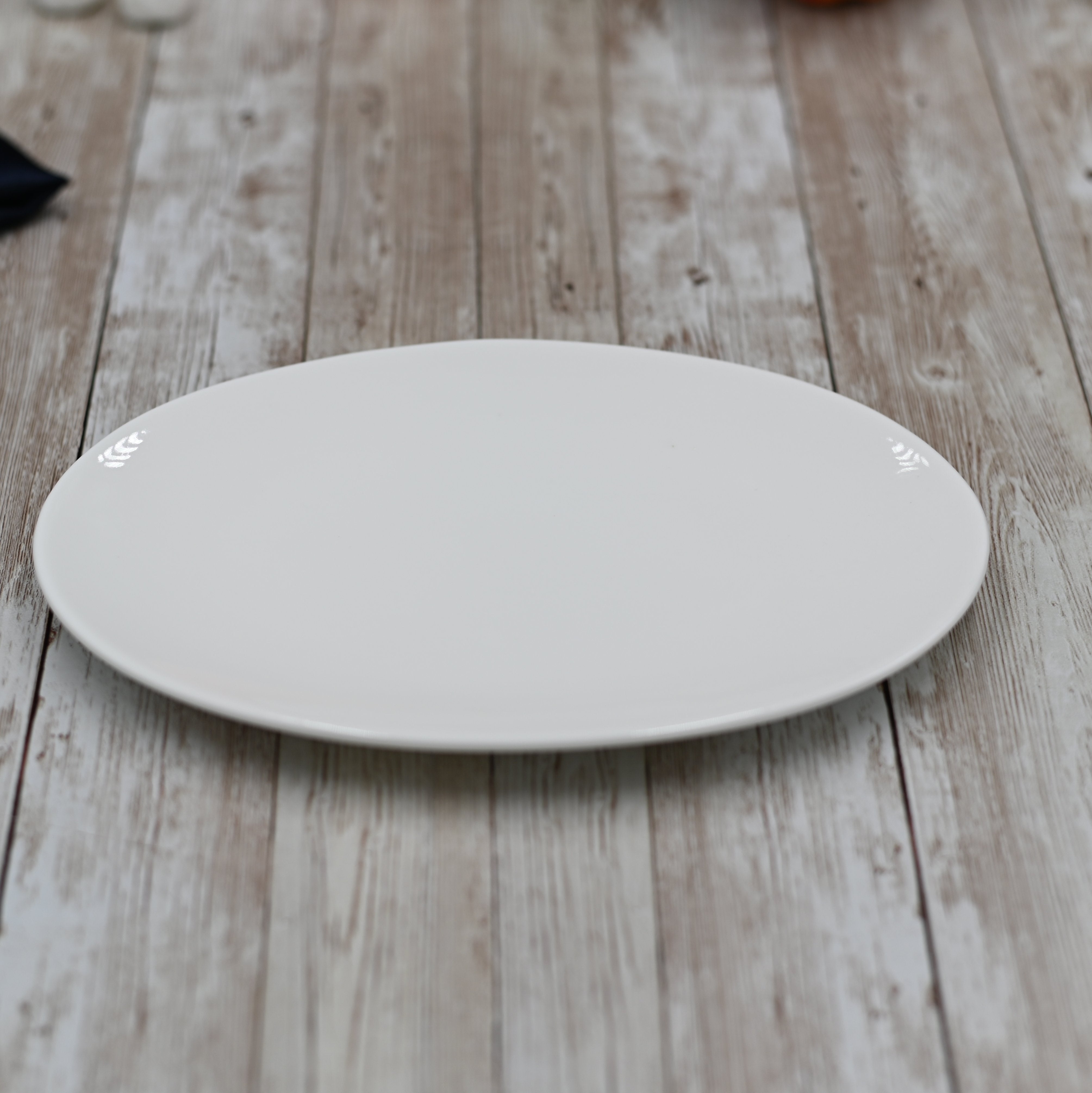 White Oval Plate / Platter 10" inch | 25.5 Cm