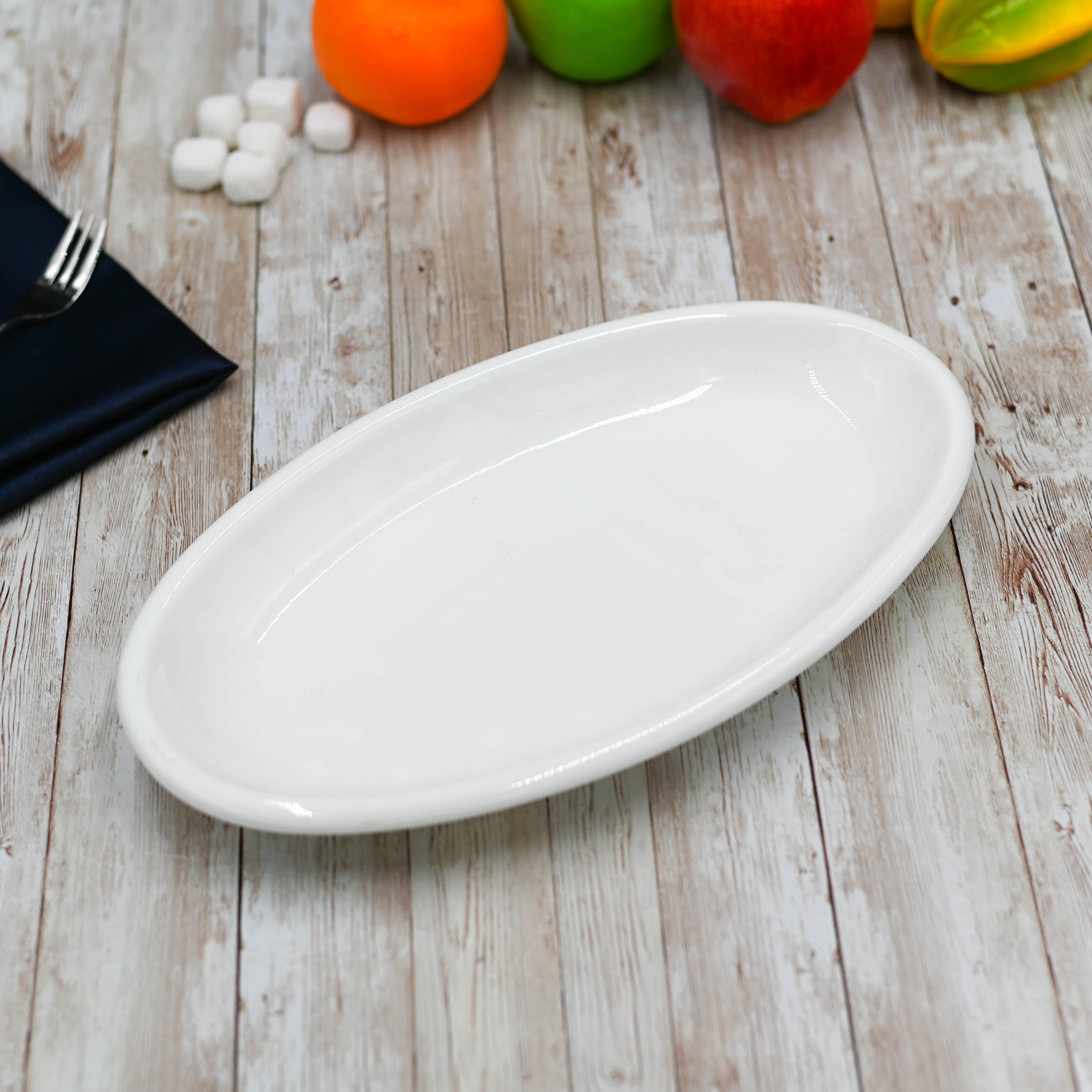 White Oval Plate / Platter 12" inch | 30.5 Cm