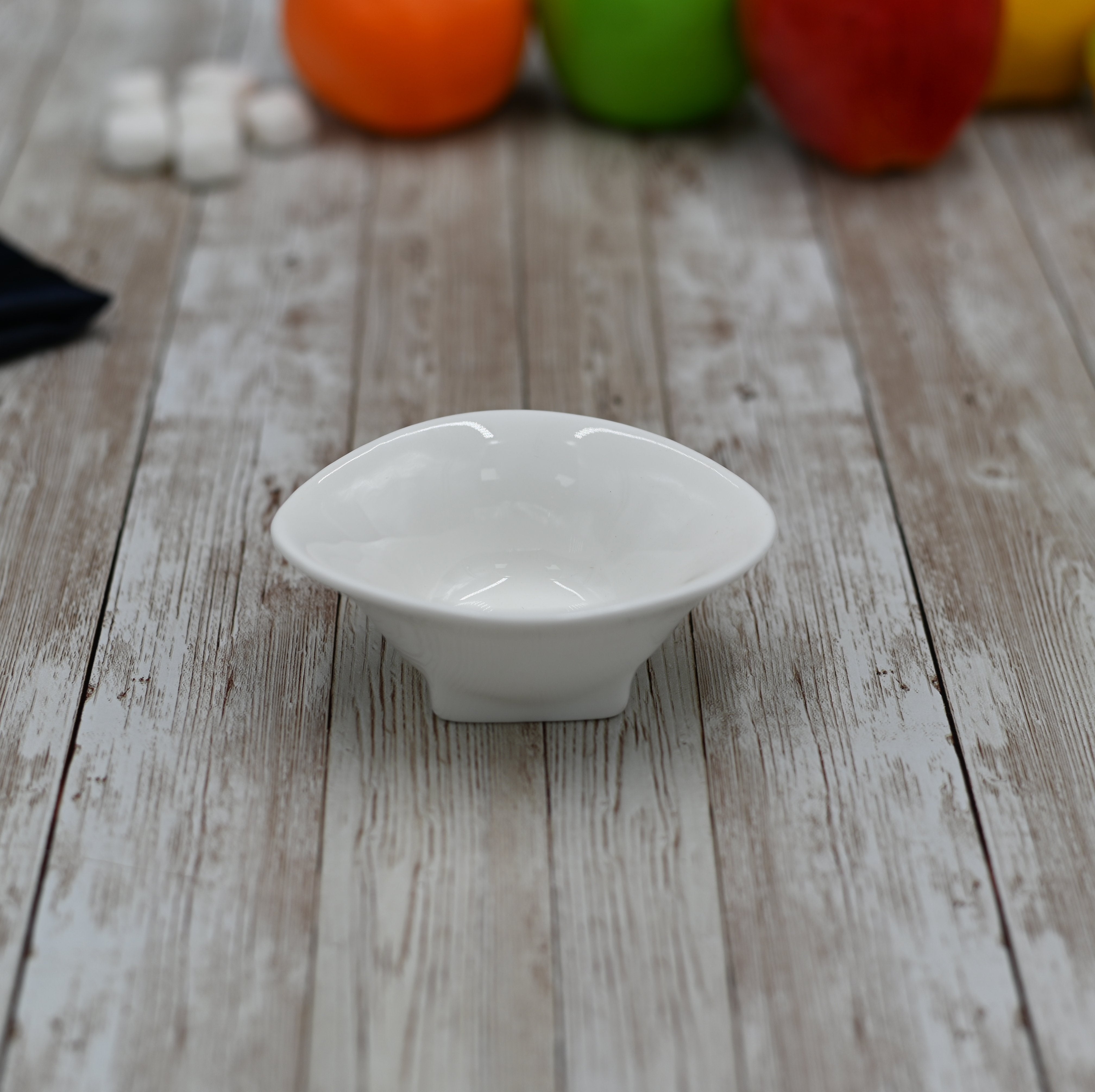 Set Of 6 White Dish 4" inch | 10 Cm