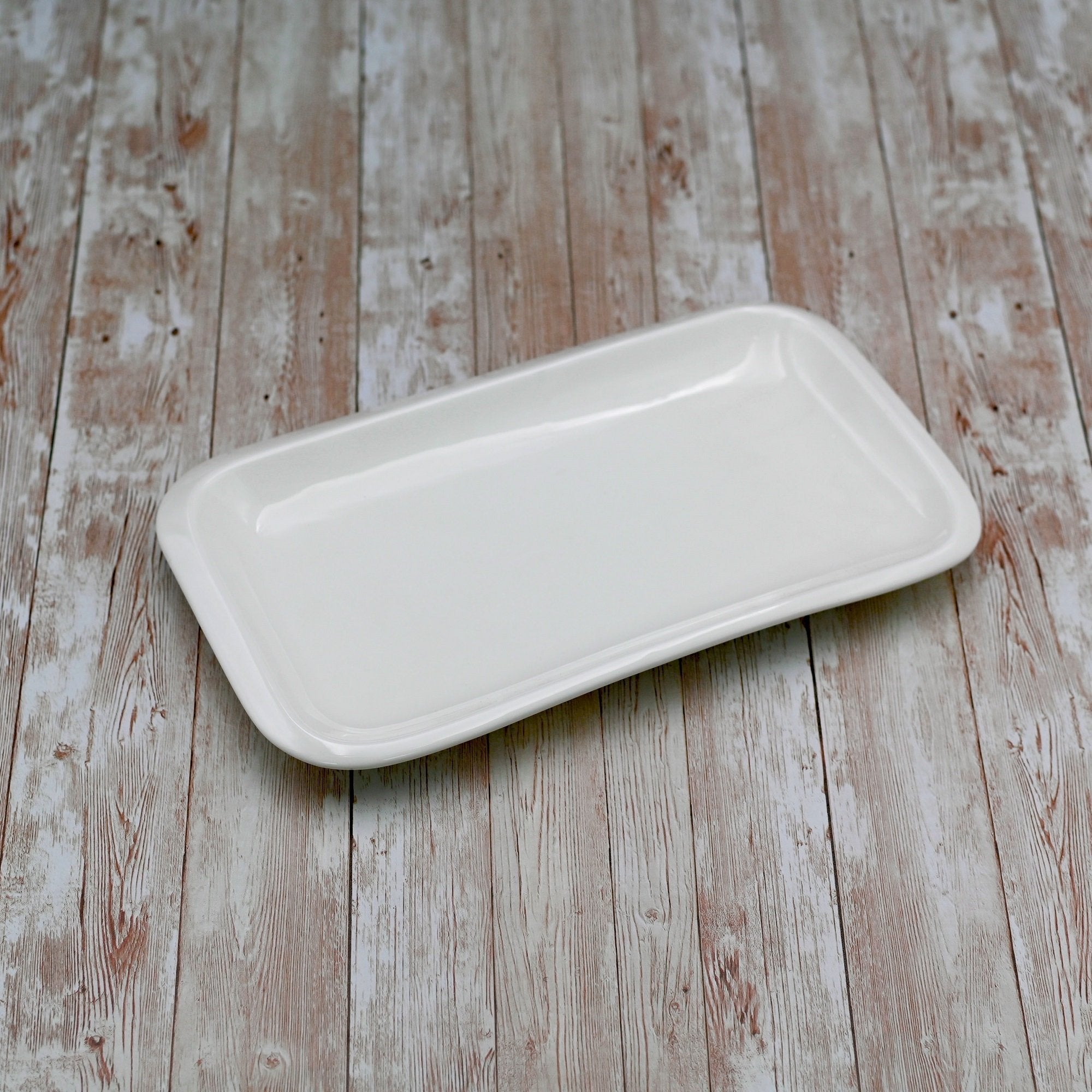 Set Of 3 White Rectangle Dish 12" inch X 7" inch | 30 X 18 Cm